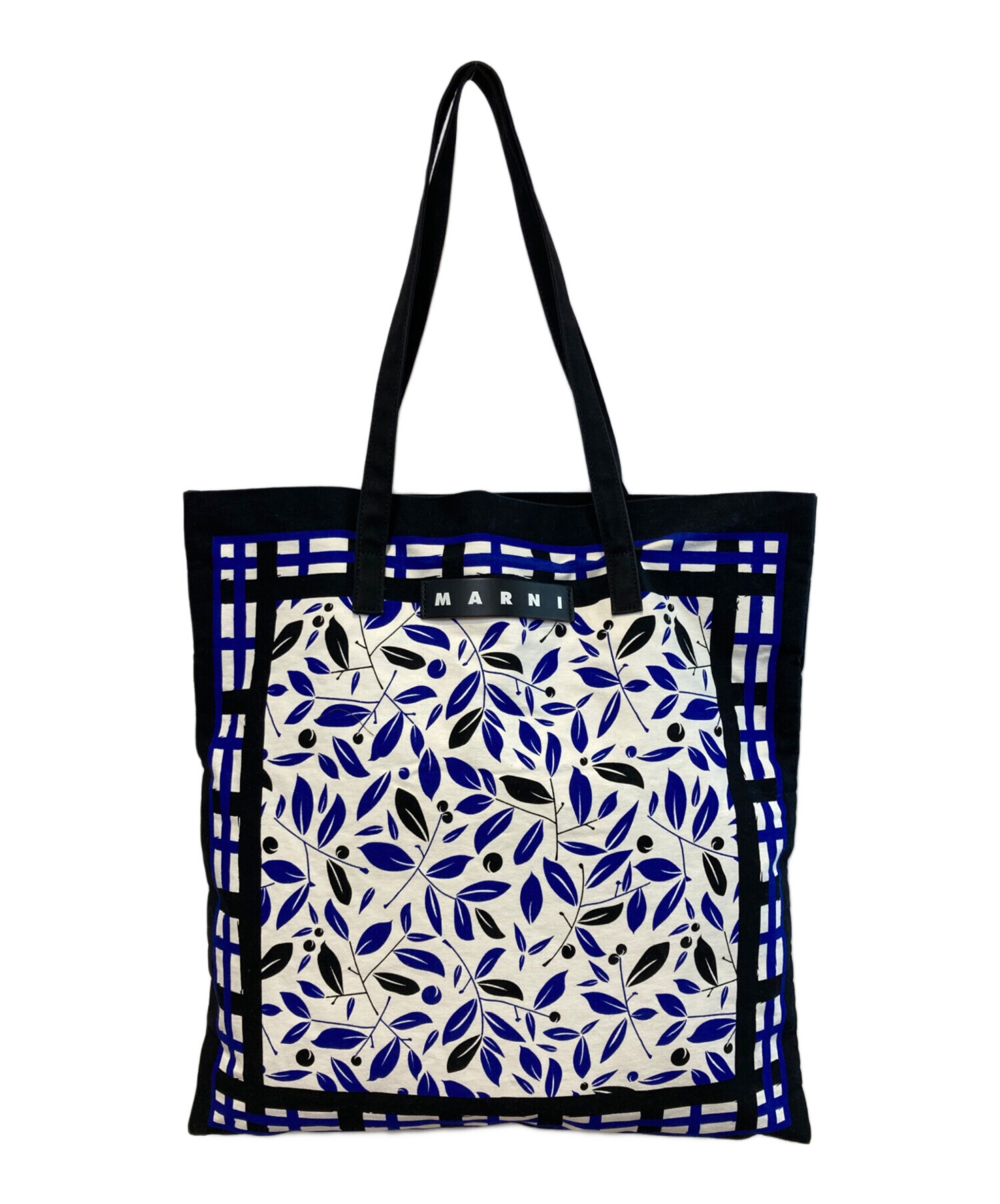 中古・古着通販】MARNI (マルニ) バンダナトートバッグ ブルー