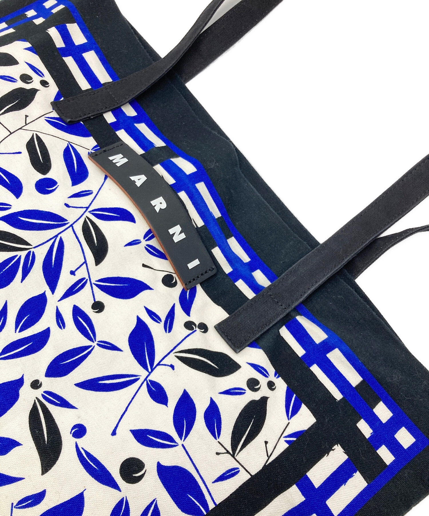 中古・古着通販】MARNI (マルニ) バンダナトートバッグ ブルー