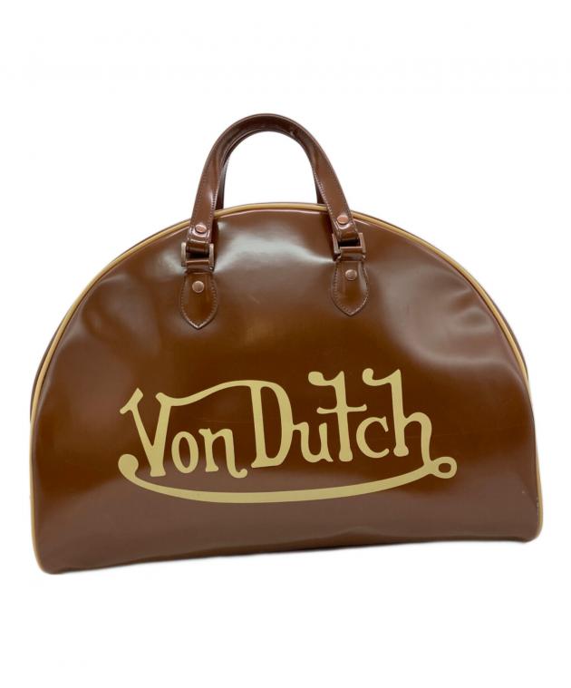 中古・古着通販】Von Dutch (ボンダッチ) ボストンバッグ ブラウン