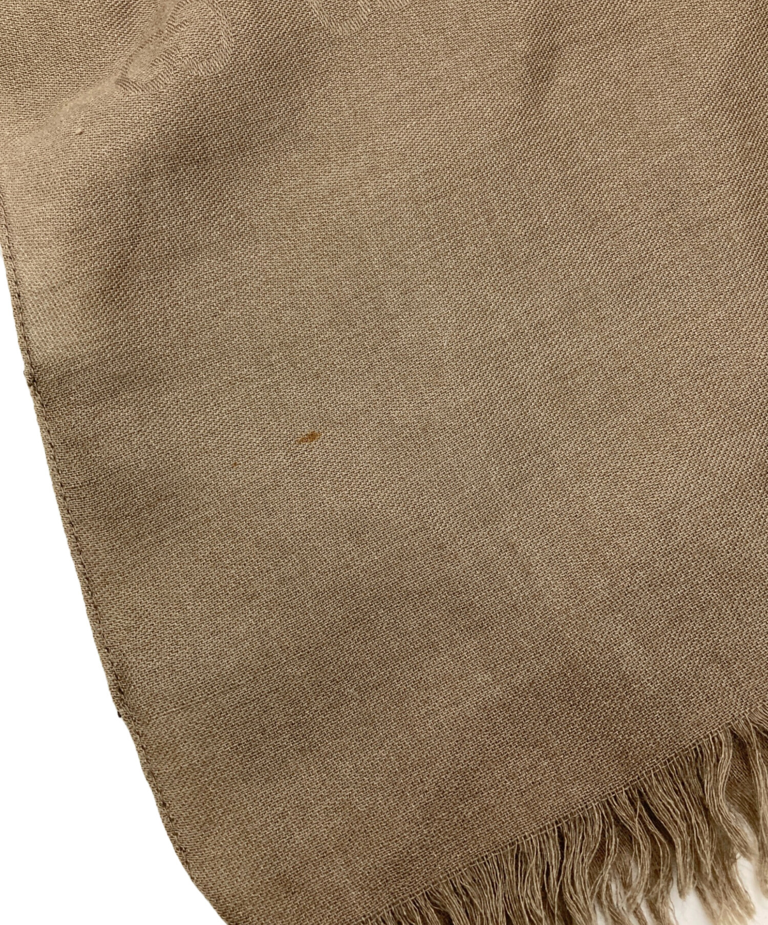 中古・古着通販】GUCCI (グッチ) ウールシルクGGストール ベージュ