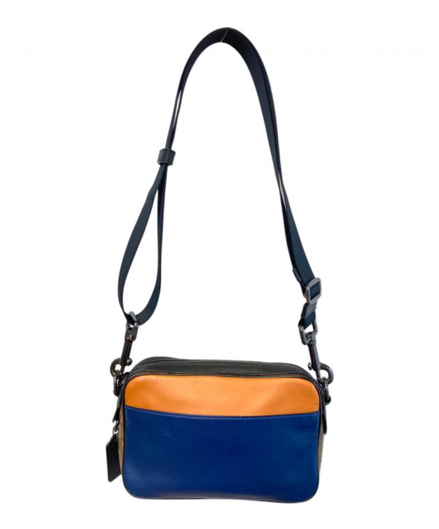 魅力の COACH ショルダーバッグ ネイビー
