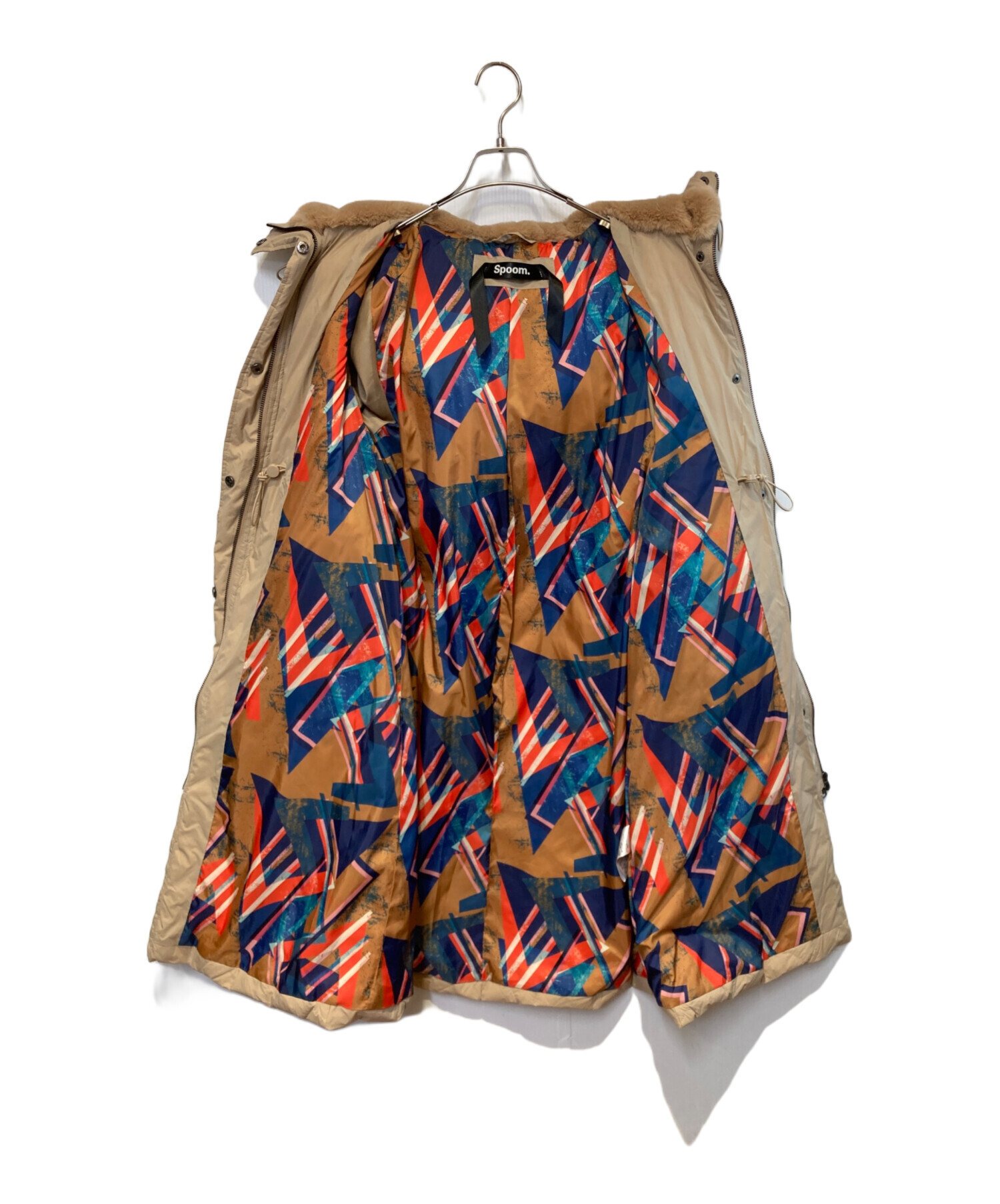 中古・古着通販】SPOOM (スプーム) キルティングダウンコート ベージュ