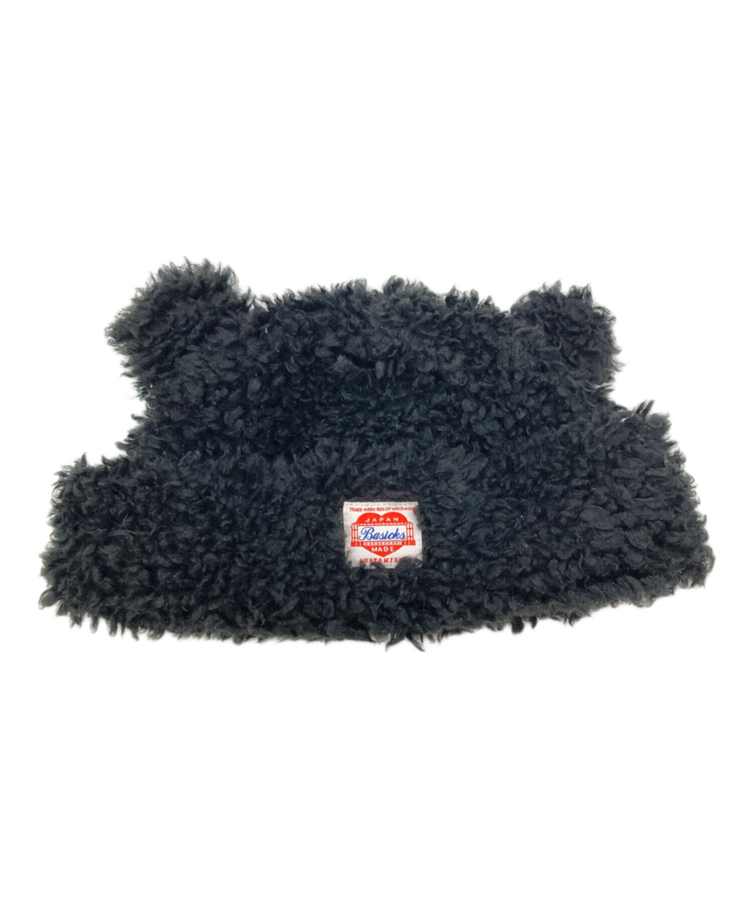 中古・古着通販】BASICKS (ベイシックス) Bear Beanie ブラック サイズ