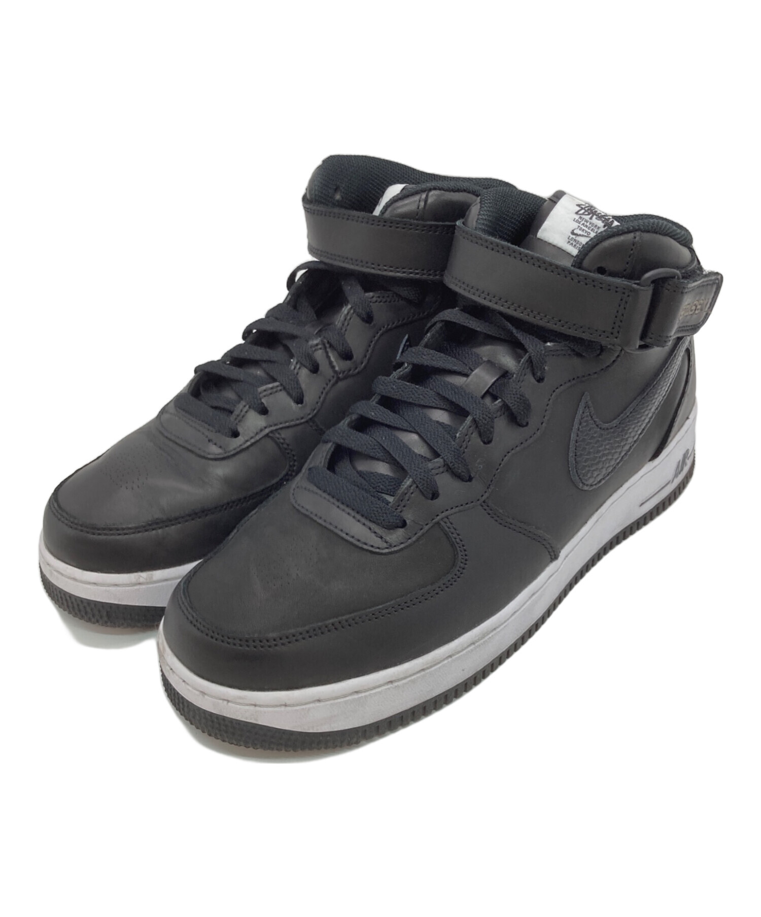 ミートくん　美品・STUSSY AIR FORCE 1 MID 28cm Stussy x Nike Air Force 1 Mid Fossil Size 6 | eBay