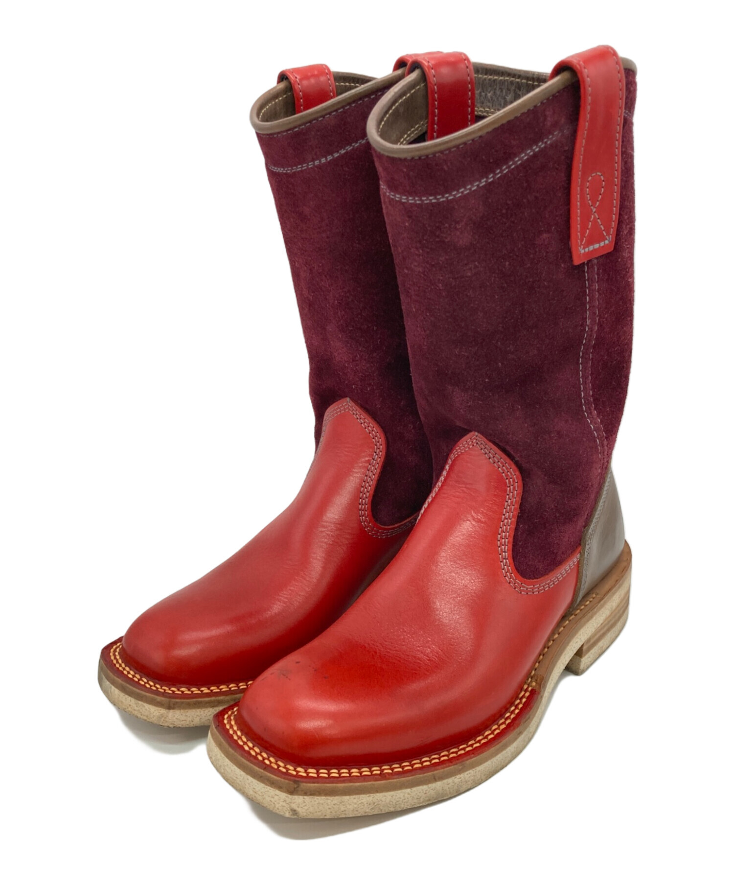 中古・古着通販】ZERROW'S (ゼローズ) WESTERN PECOS レッド サイズ:9