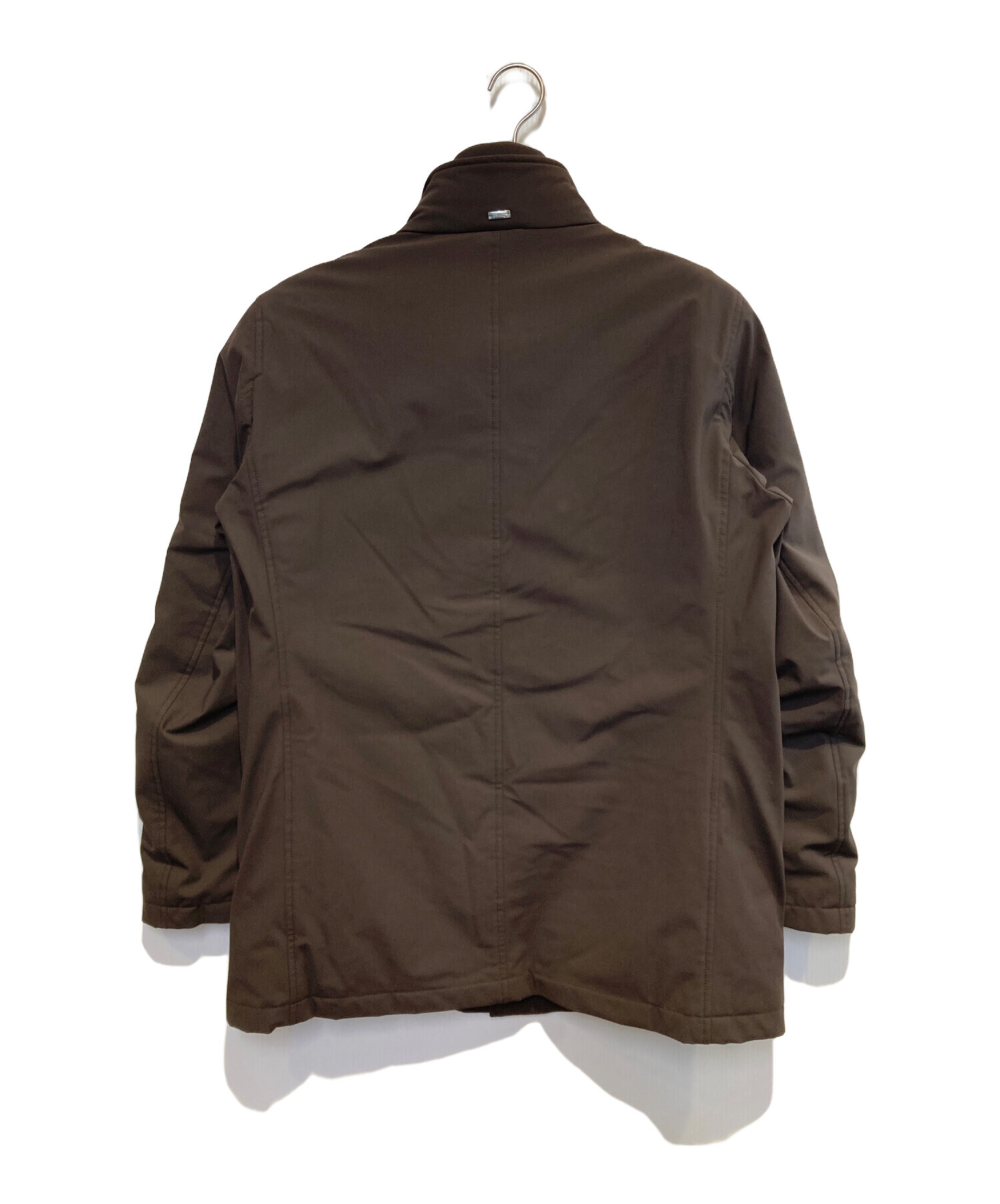 中古・古着通販】HERNO (ヘルノ) ダウンハーフコート ブラウン サイズ