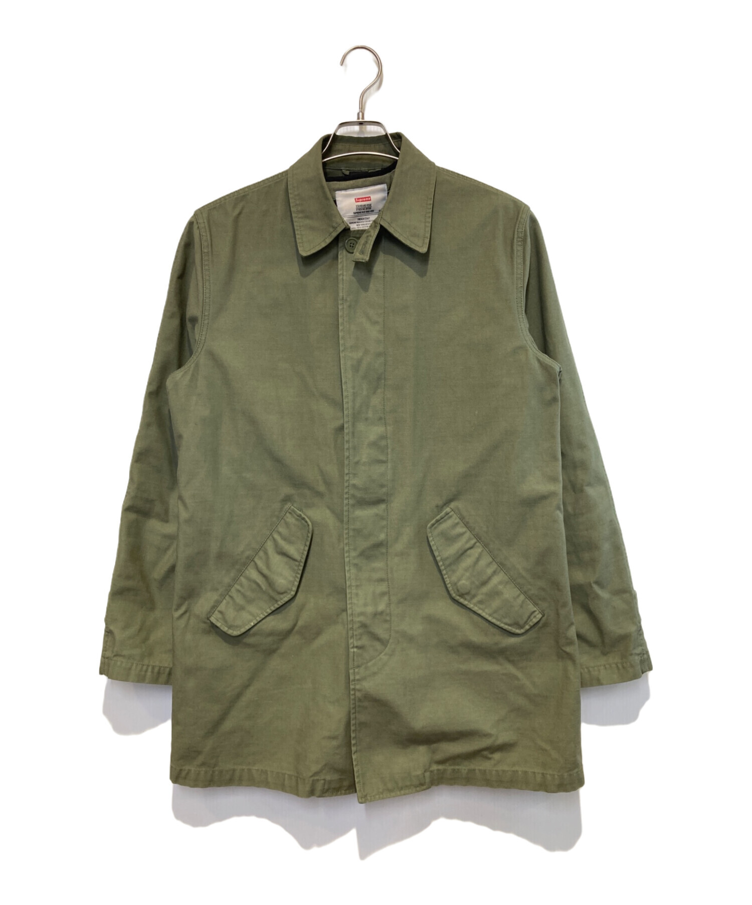 中古・古着通販】SUPREME (シュプリーム) Army Trench Coat カーキ