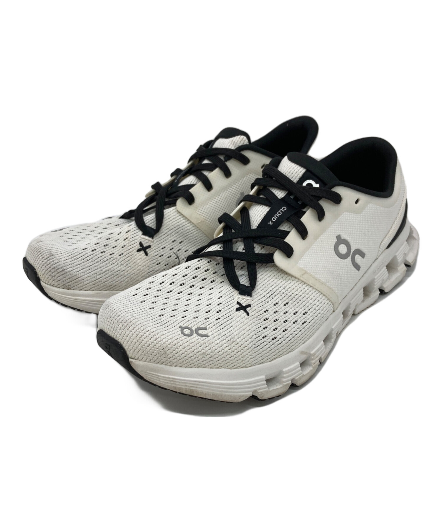 中古・古着通販】on (オン) Cloud X 4 ホワイト×ブラック サイズ:US M9 