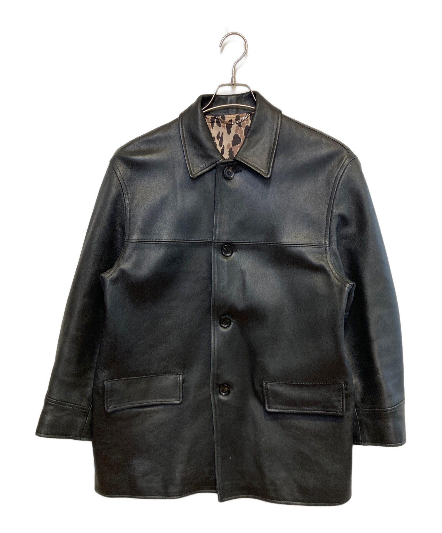 中古・古着通販】WACKO MARIA (ワコマリア) LEATHER CAR COAT TYPE-2