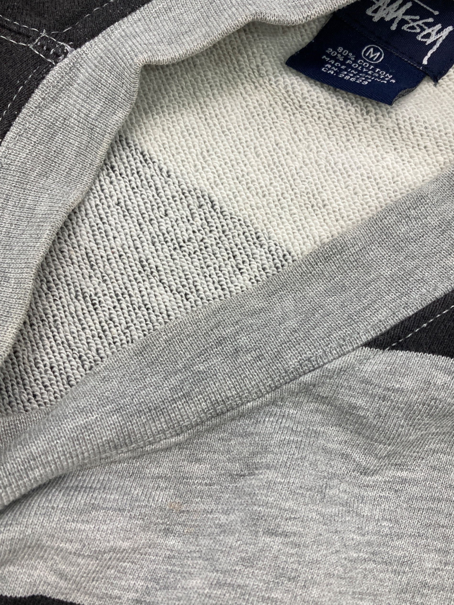 中古・古着通販】stussy (ステューシー) ボーダースウェット ネイビー