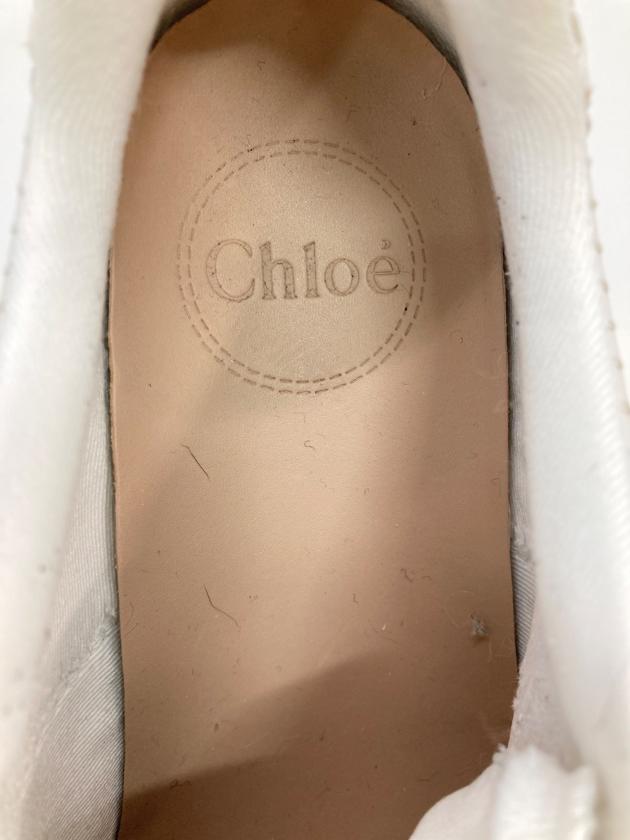 中古・古着通販】Chloe (クロエ) NAMAウェッジスニーカー ホワイト
