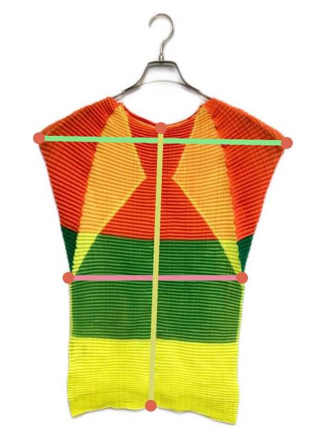 中古・古着通販】ISSEY MIYAKE (イッセイミヤケ) ノースリーブプリーツ