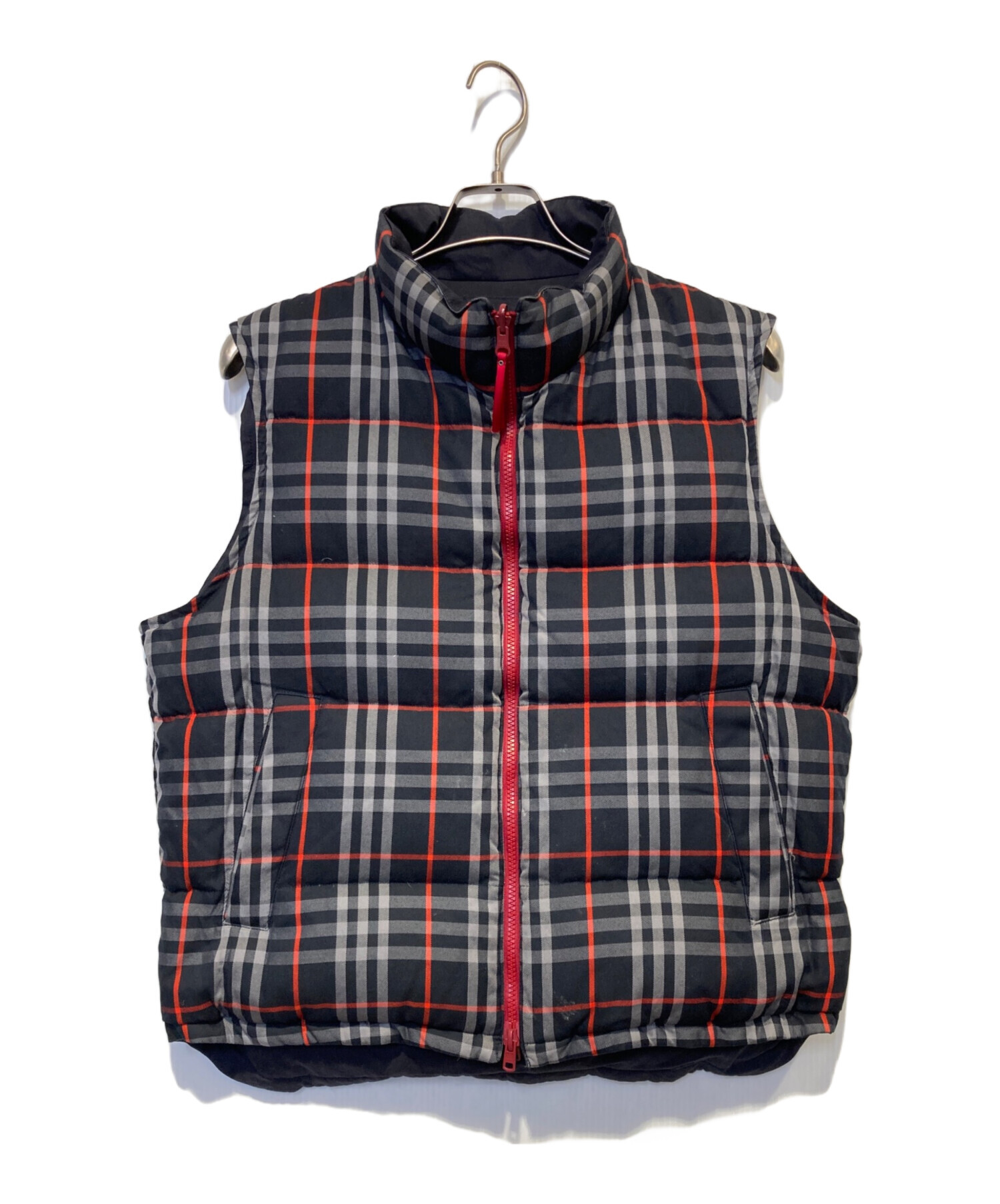 中古・古着通販】BURBERRY (バーバリー) リバーシブル ダウンベスト