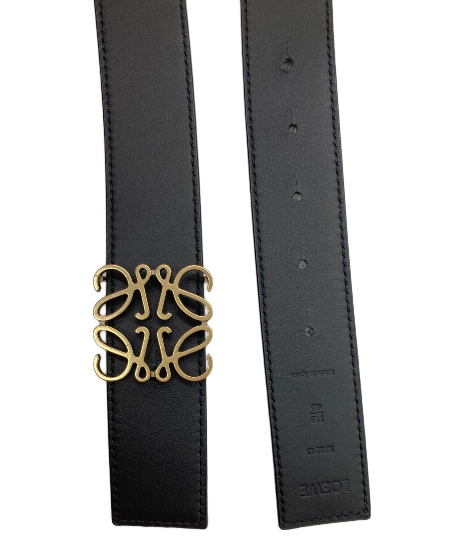 中古・古着通販】LOEWE (ロエベ) アナグラムロゴリバーシブルレザー