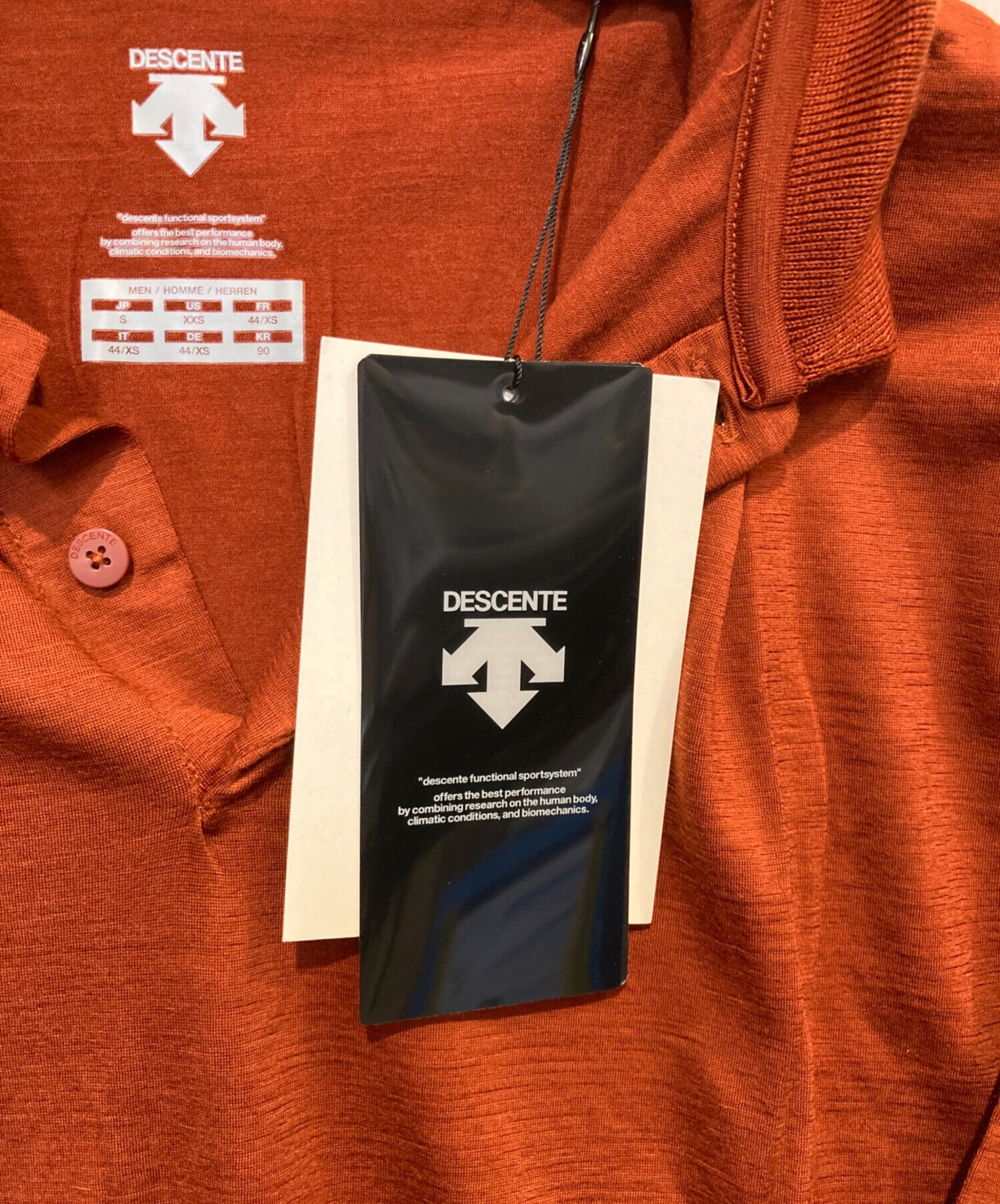 中古・古着通販】DESCENTE (デサント) メリノウールL/Sポロシャツ