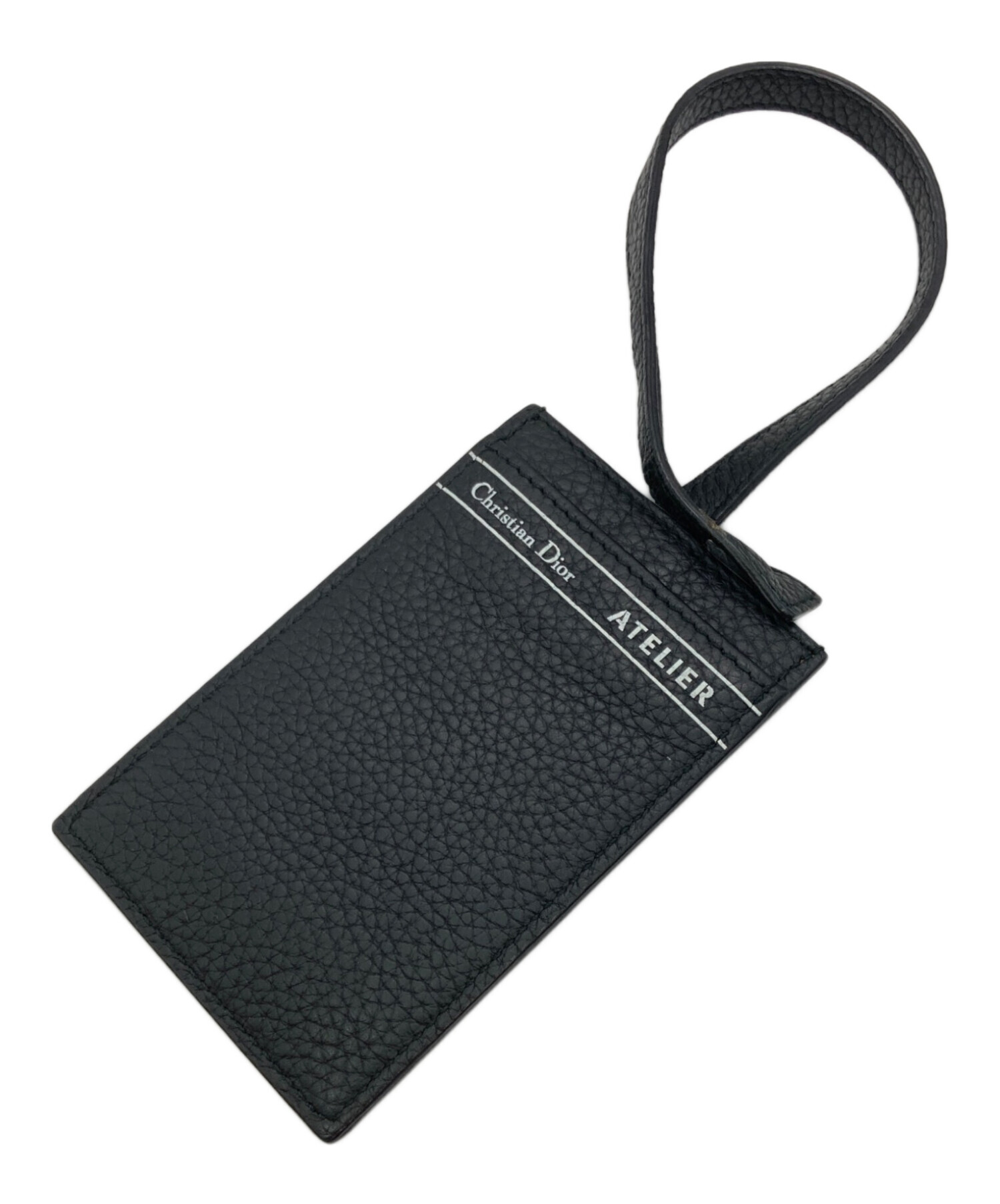 Dior Homme ディオールオム カードケース  黒 【古着】【中古】【送料無料】 中古・古着通販】DIOR HOMME (ディオール オム) ATELIERカードケース