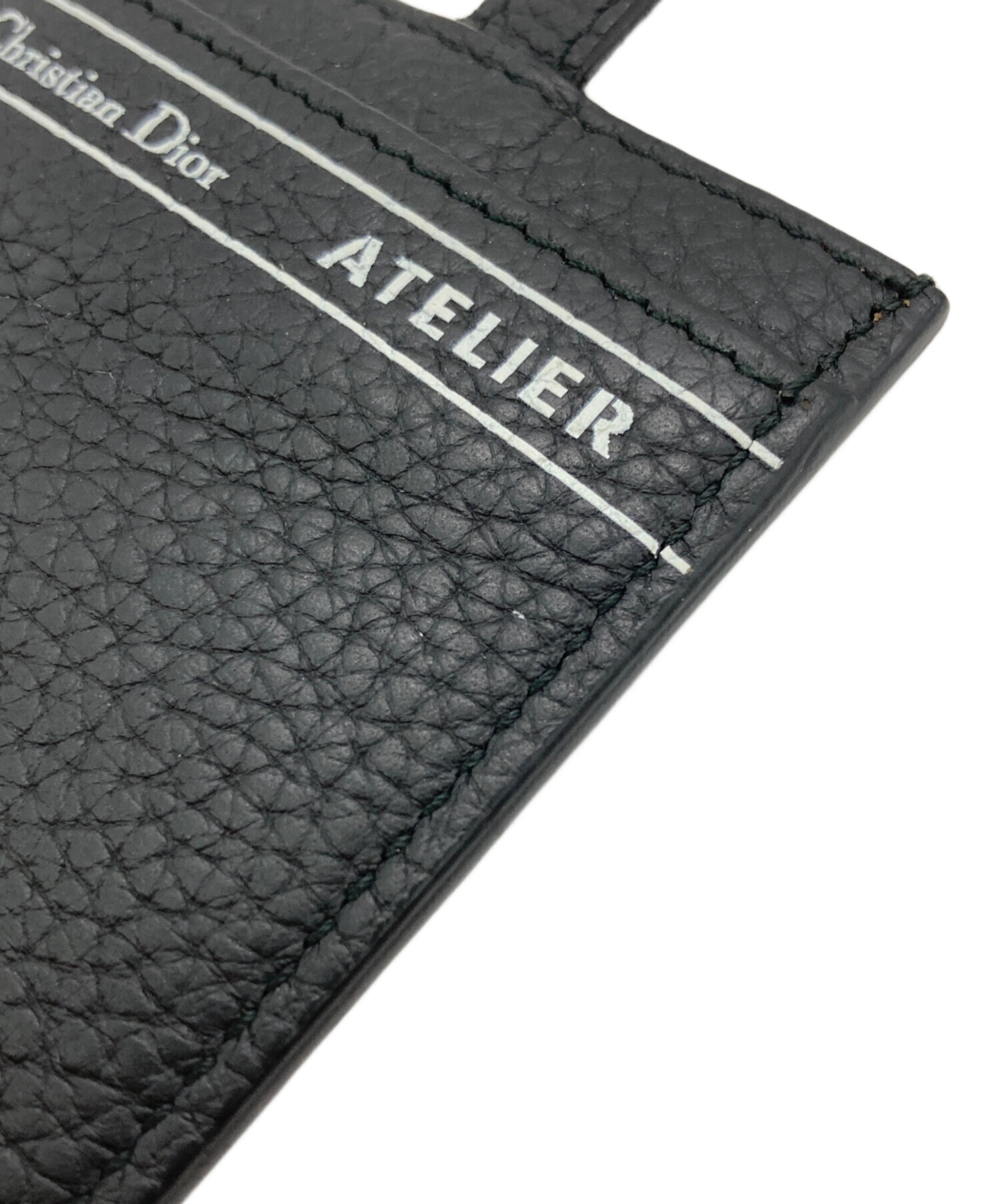 Dior Homme ディオールオム カードケース  黒 【古着】【中古】【送料無料】 中古・古着通販】DIOR HOMME (ディオール オム) ATELIERカードケース