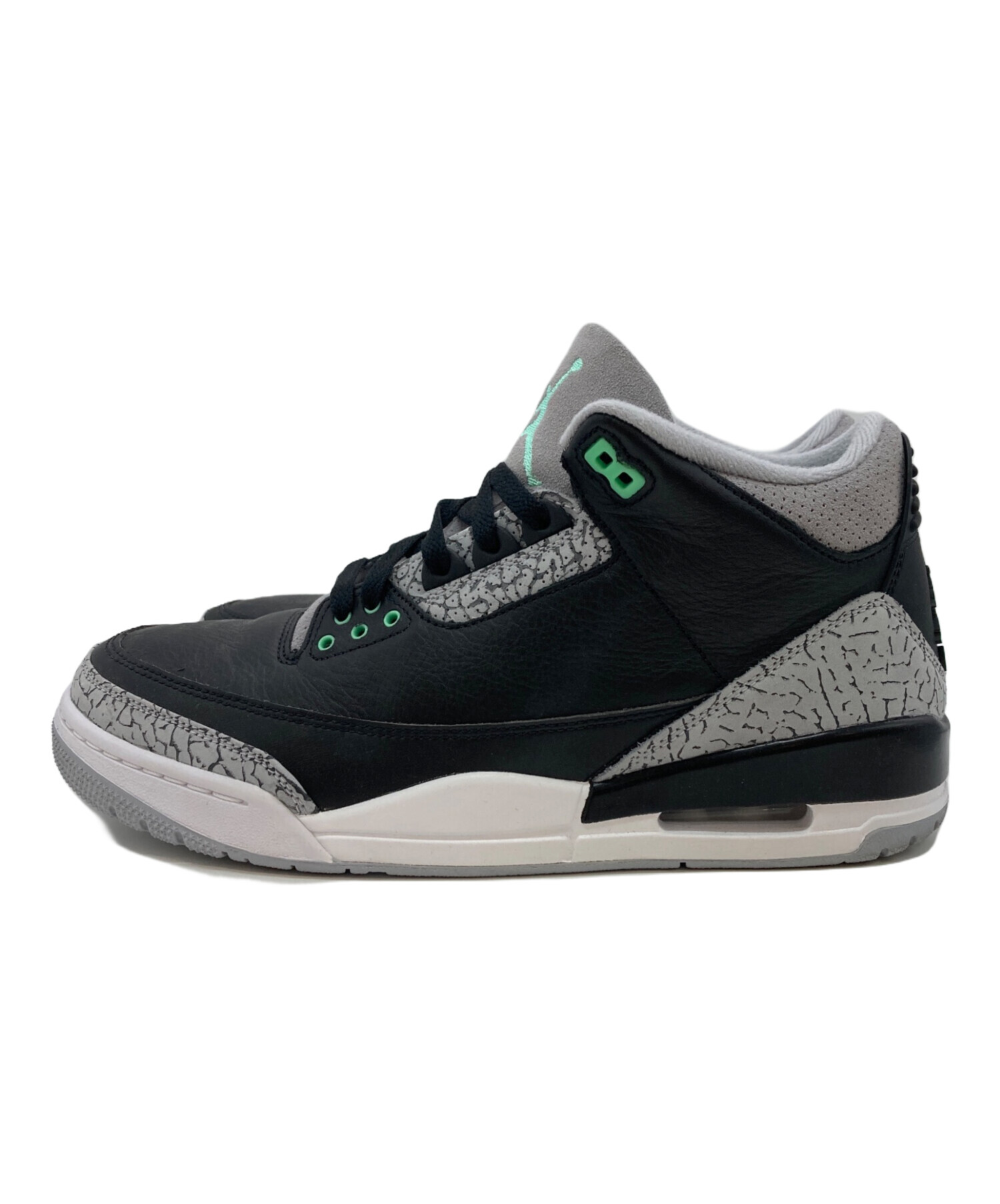 中古・古着通販】NIKE (ナイキ) AIR JORDAN 3 RETRO ブラック サイズ 