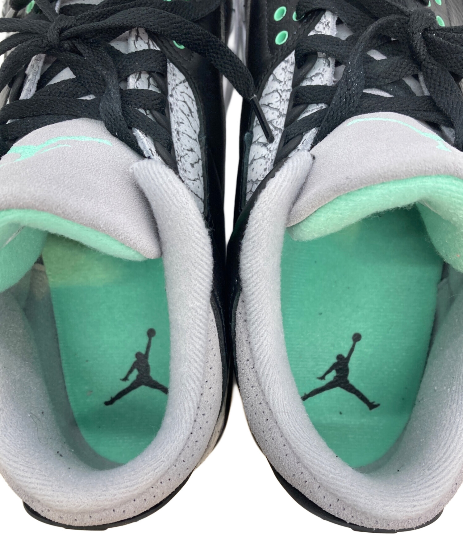 中古・古着通販】NIKE (ナイキ) AIR JORDAN 3 RETRO ブラック サイズ 