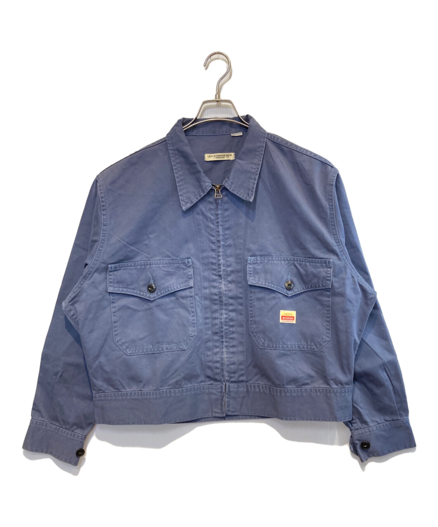 古着 ワークジャケット 90s 短丈 ネイビー 中古・古着通販】LEVI'S (リーバイス) ワークジャケット ネイビー