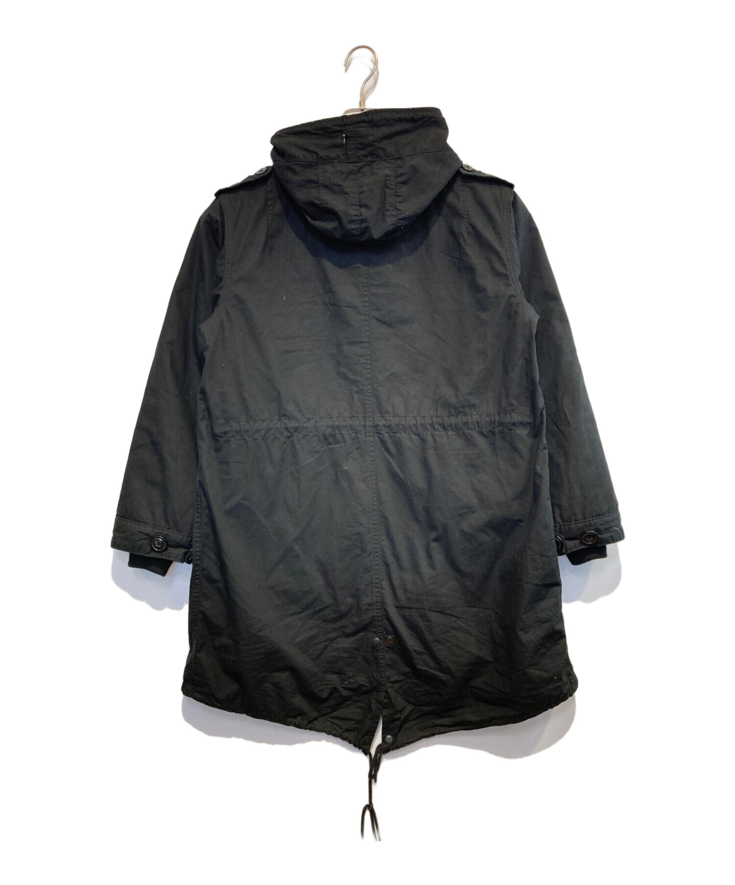中古・古着通販】HOUSTON (ヒューストン) M-51 PARKA ブラック サイズ
