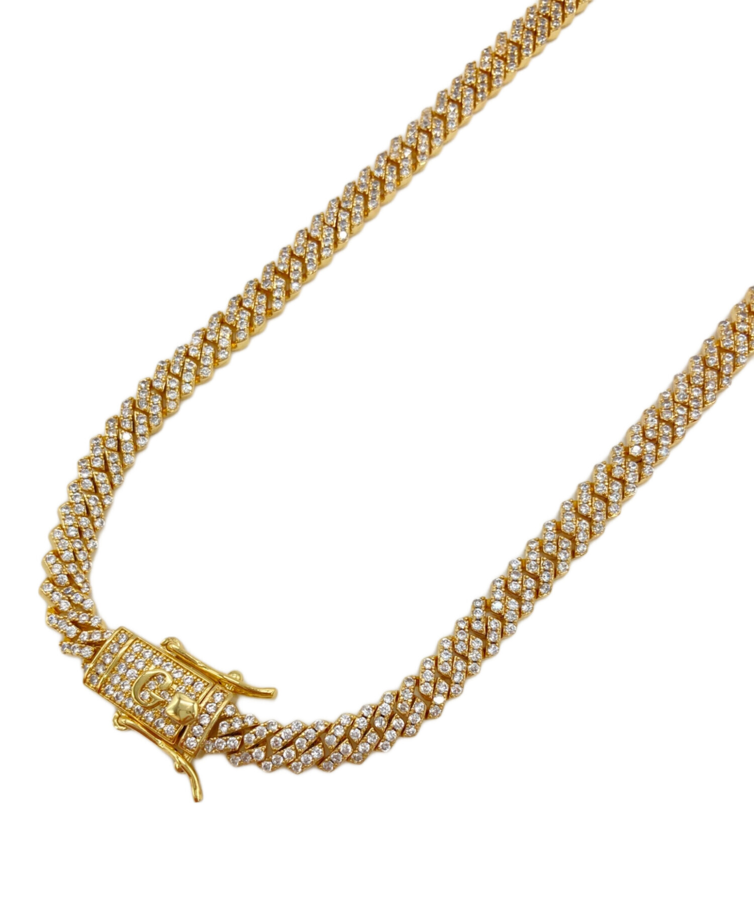 アクセサリー Glitter Baguette Tennis Chain Necklace 中古・古着通販】glitter (グリッター) Baguette Tennis Chain