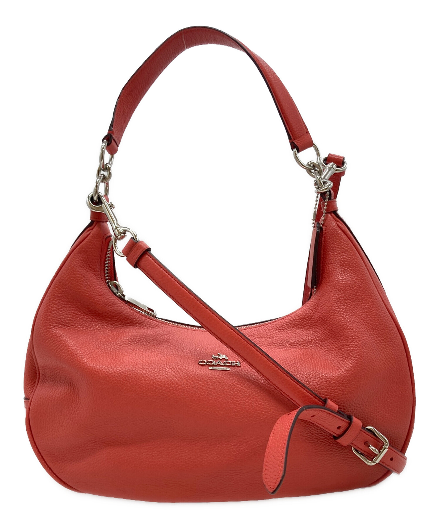 中古・古着通販】COACH (コーチ) 2WAYワンショルダーバッグ オレンジ