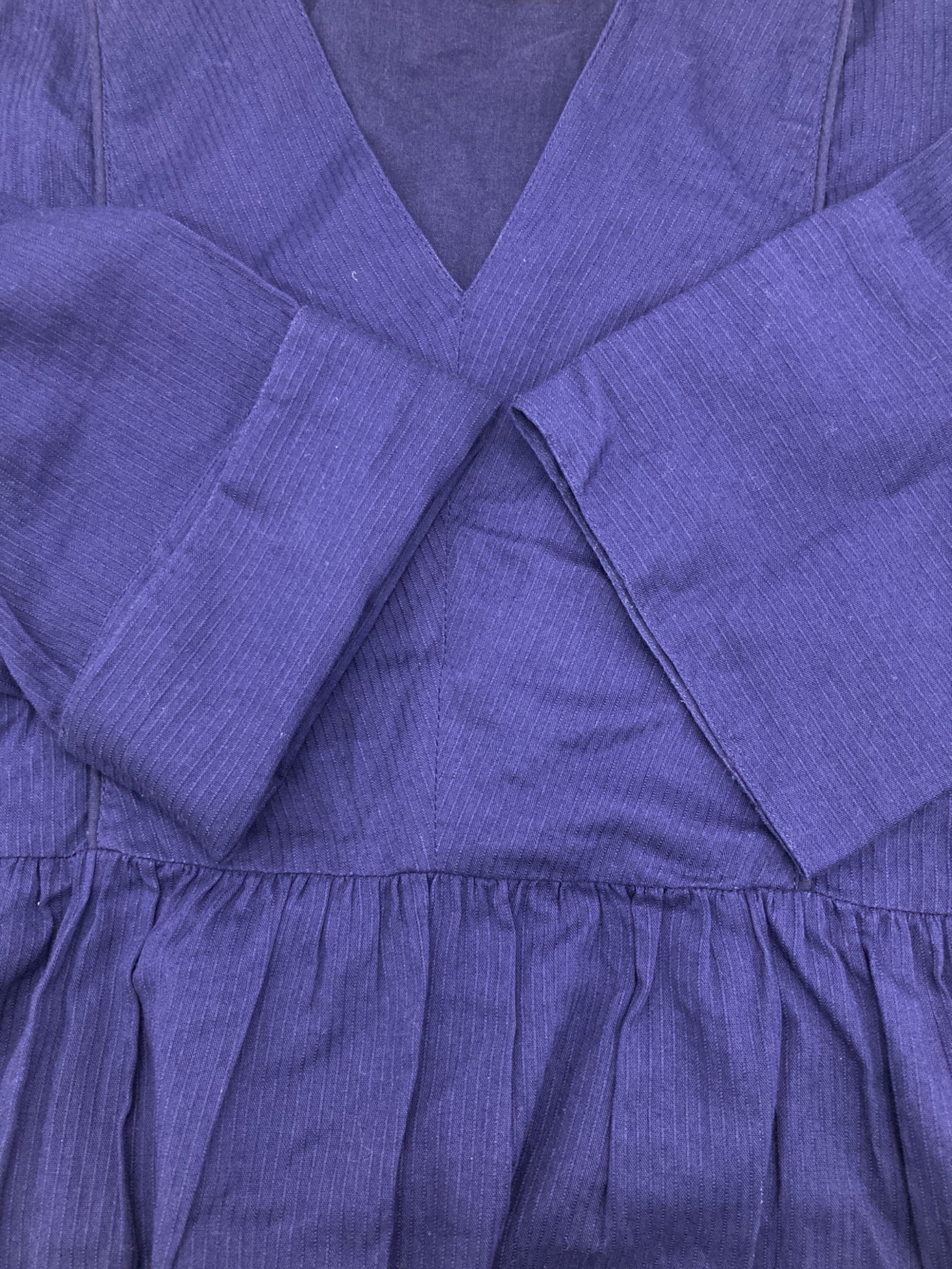 中古・古着通販】ne quittez pas (ヌキテパ) ドビー パネル Vネック