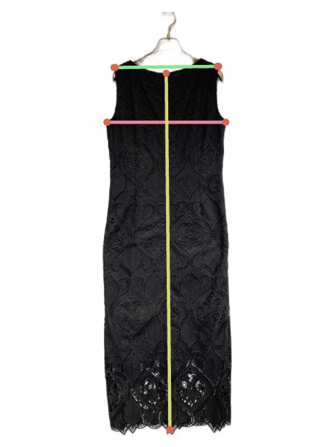 中古・古着通販】JENNE (ジェンヌ) 総レースタイトワンピース ブラック