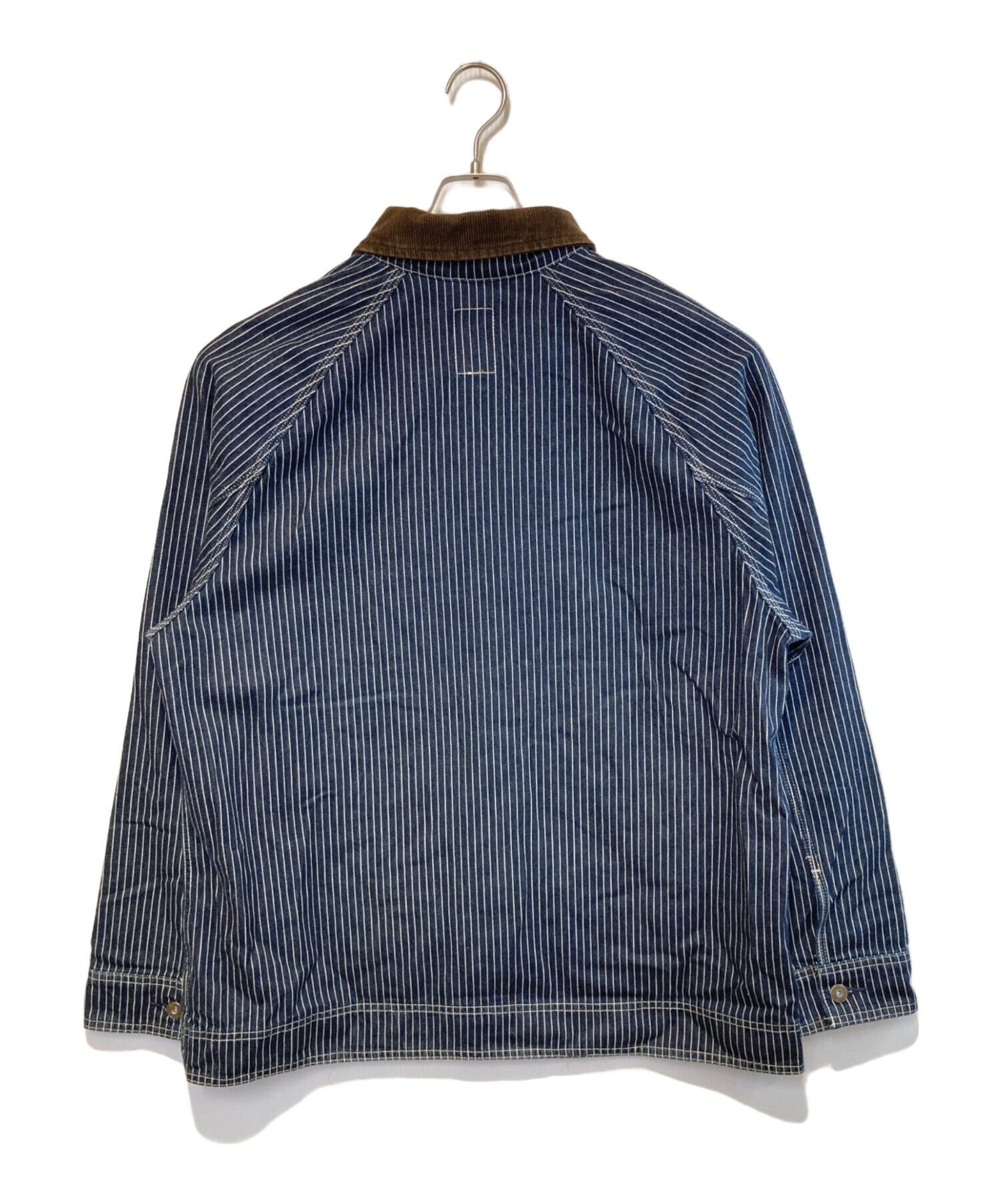 中古・古着通販】GAP (ギャップ) デニム ストライプ チョアジャケット 