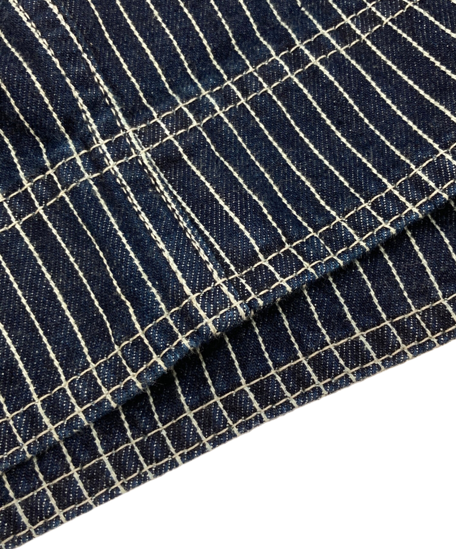 中古・古着通販】GAP (ギャップ) デニム ストライプ チョアジャケット