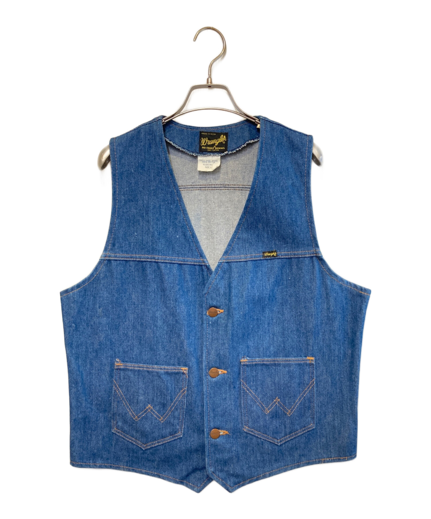 中古・古着通販】Wrangler (ラングラー) ［古着］デニムベスト 