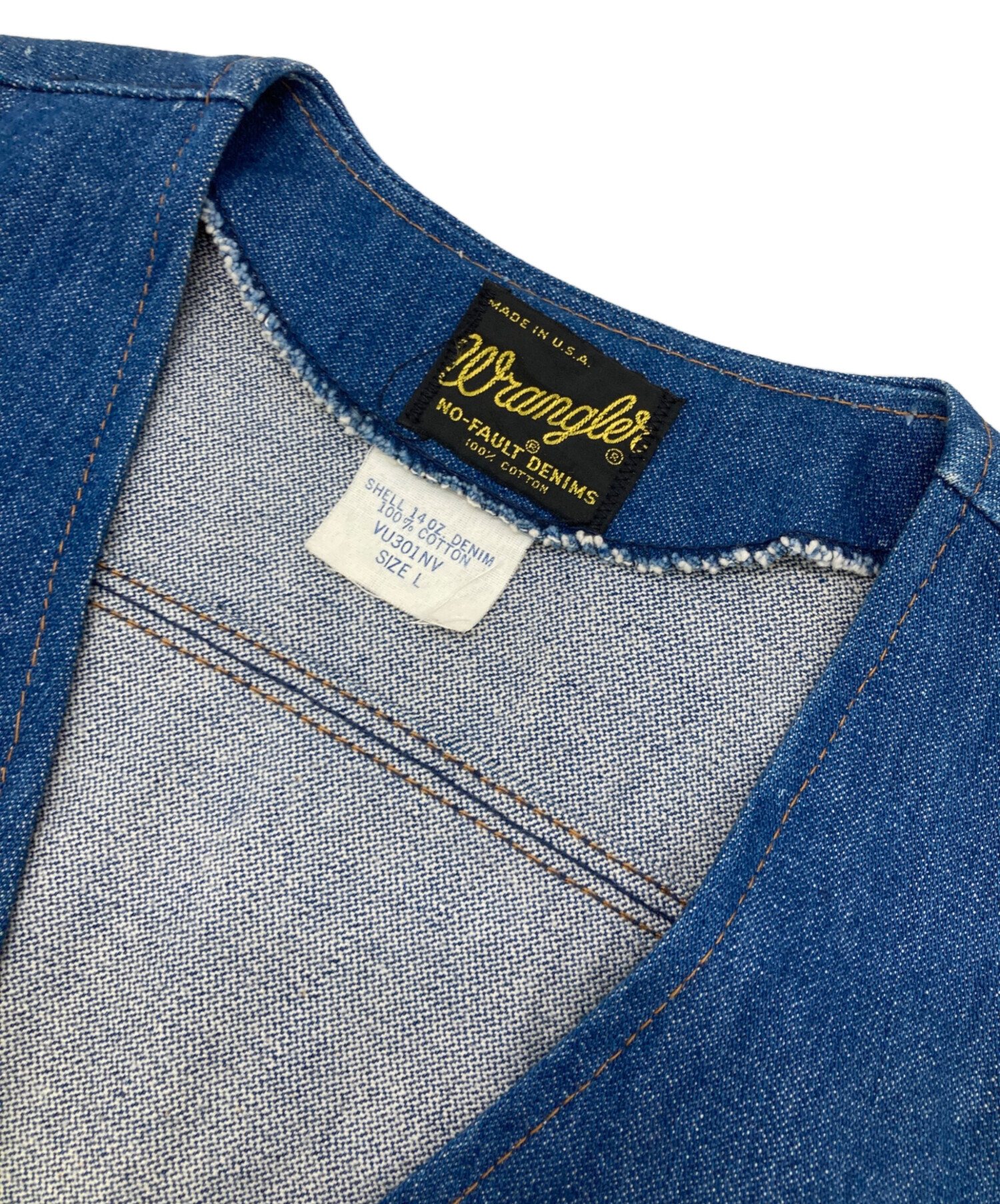 中古・古着通販】Wrangler (ラングラー) ［古着］デニムベスト 