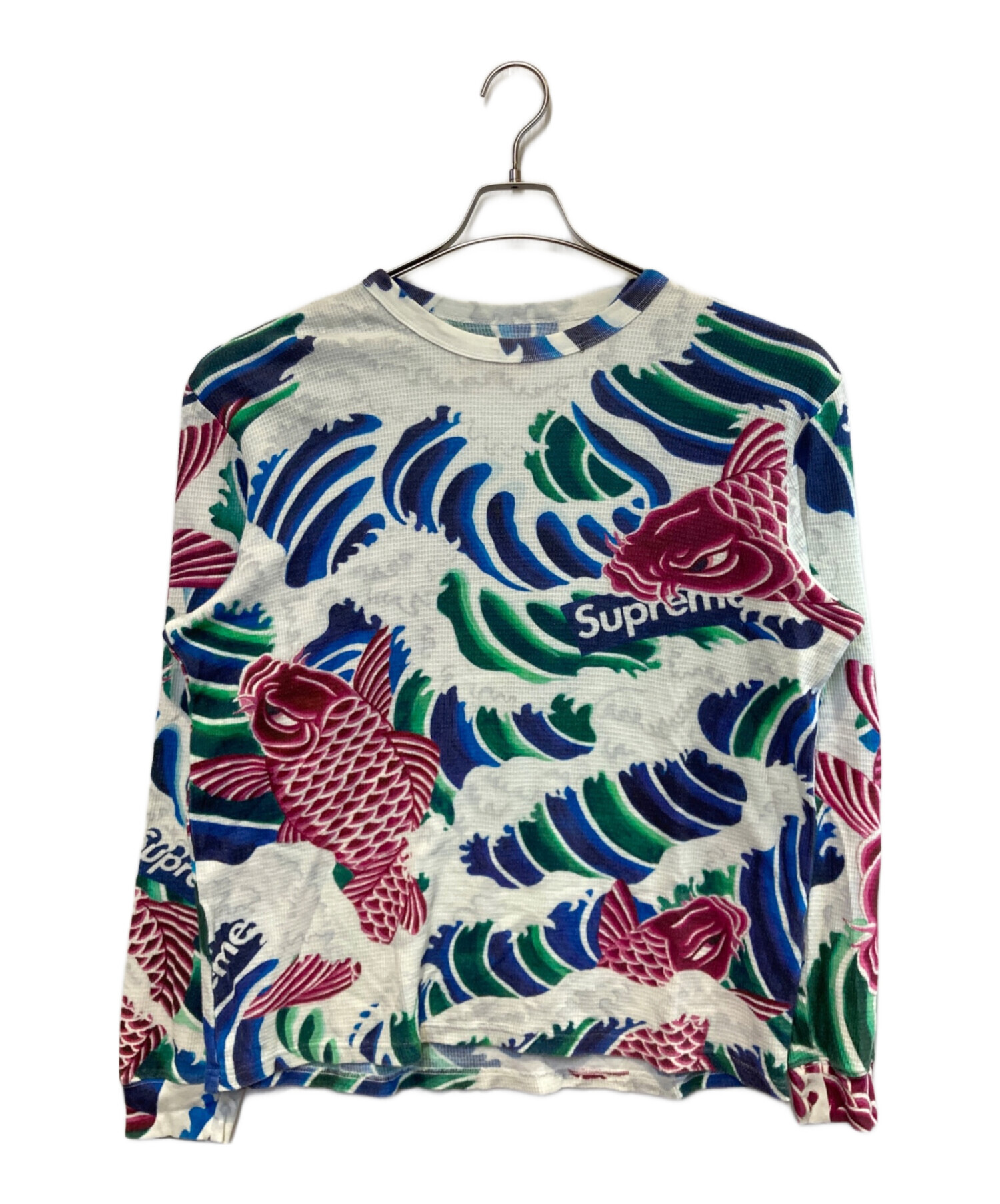 中古・古着通販】SUPREME (シュプリーム) Waves L/S Top マルチカラー