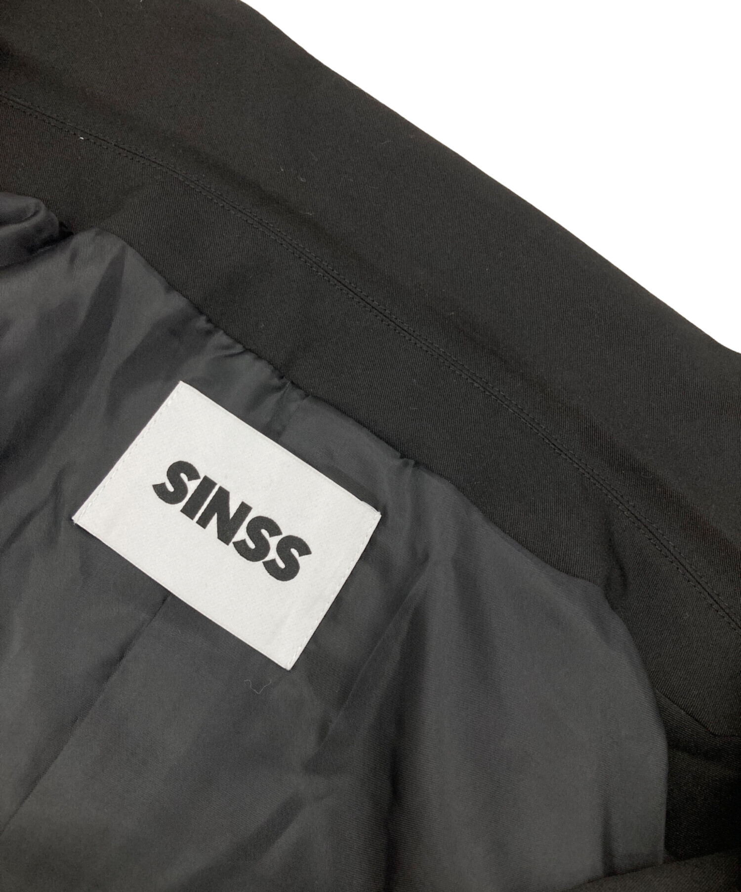 中古・古着通販】SINSS (シンス) Double tailored jacket ブラック