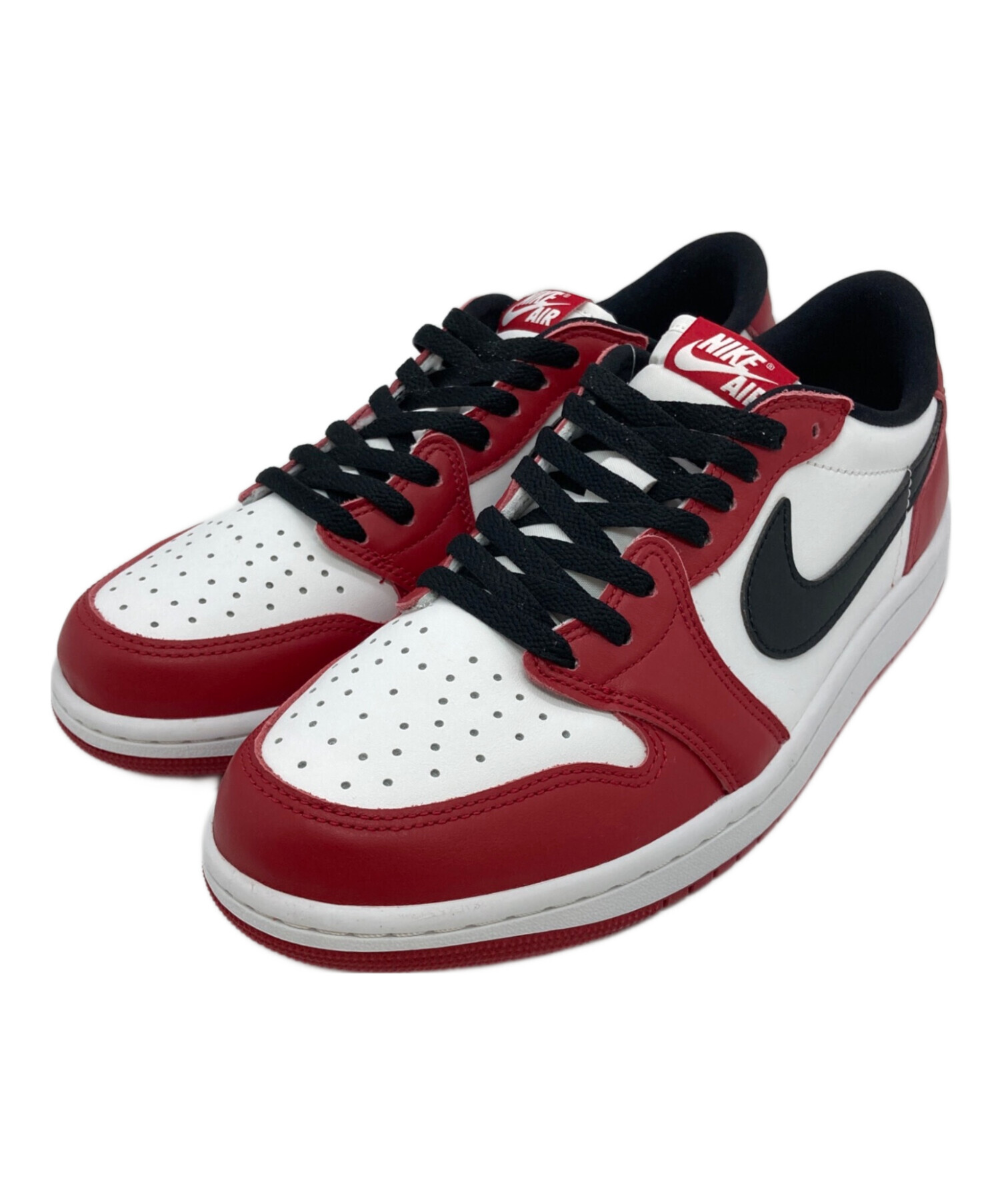 中古・古着通販】NIKE (ナイキ) AIR JORDAN 1 LOW OG レッド×ホワイト 