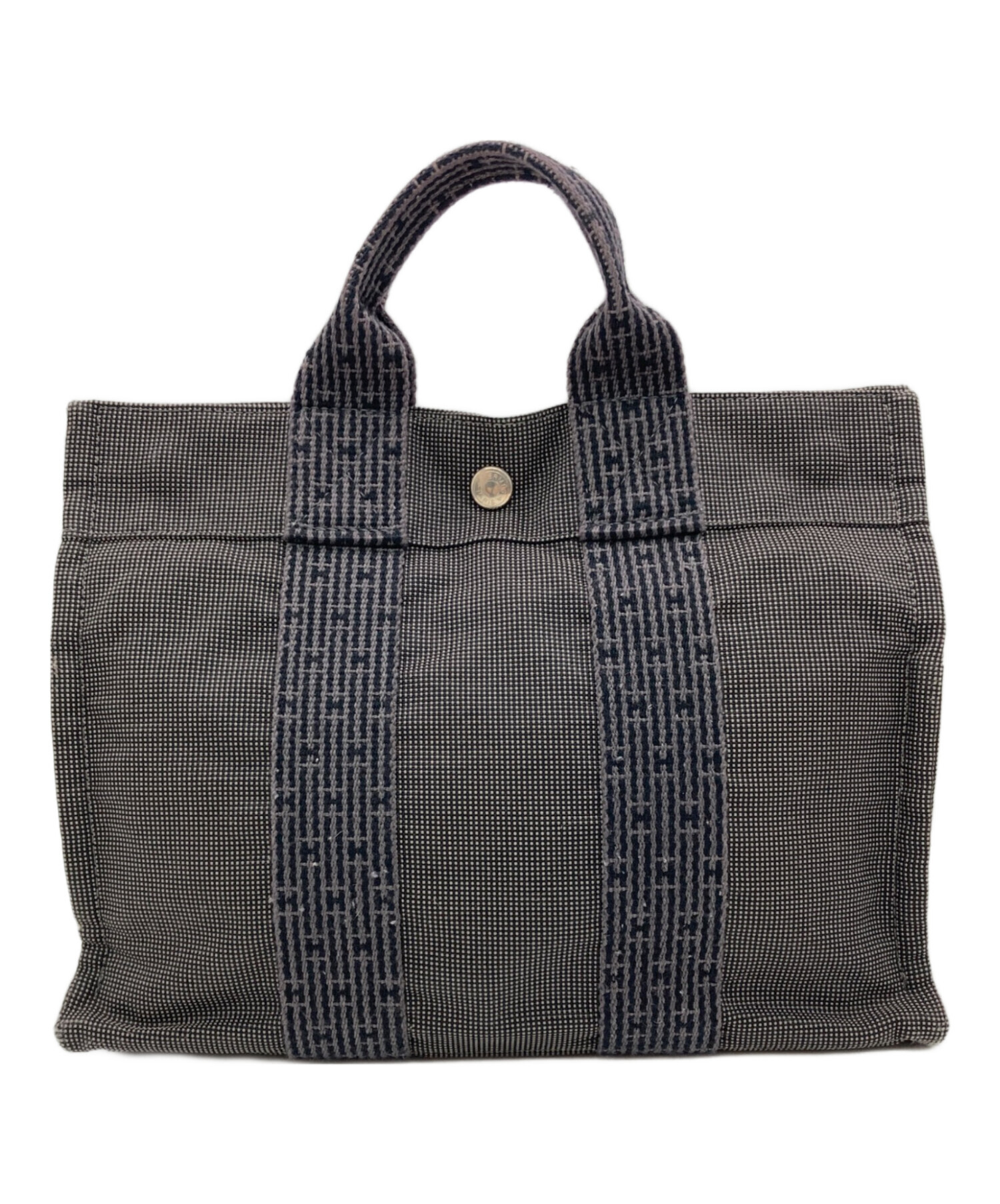 中古・古着通販】HERMES (エルメス) エールライントートPM グレー 