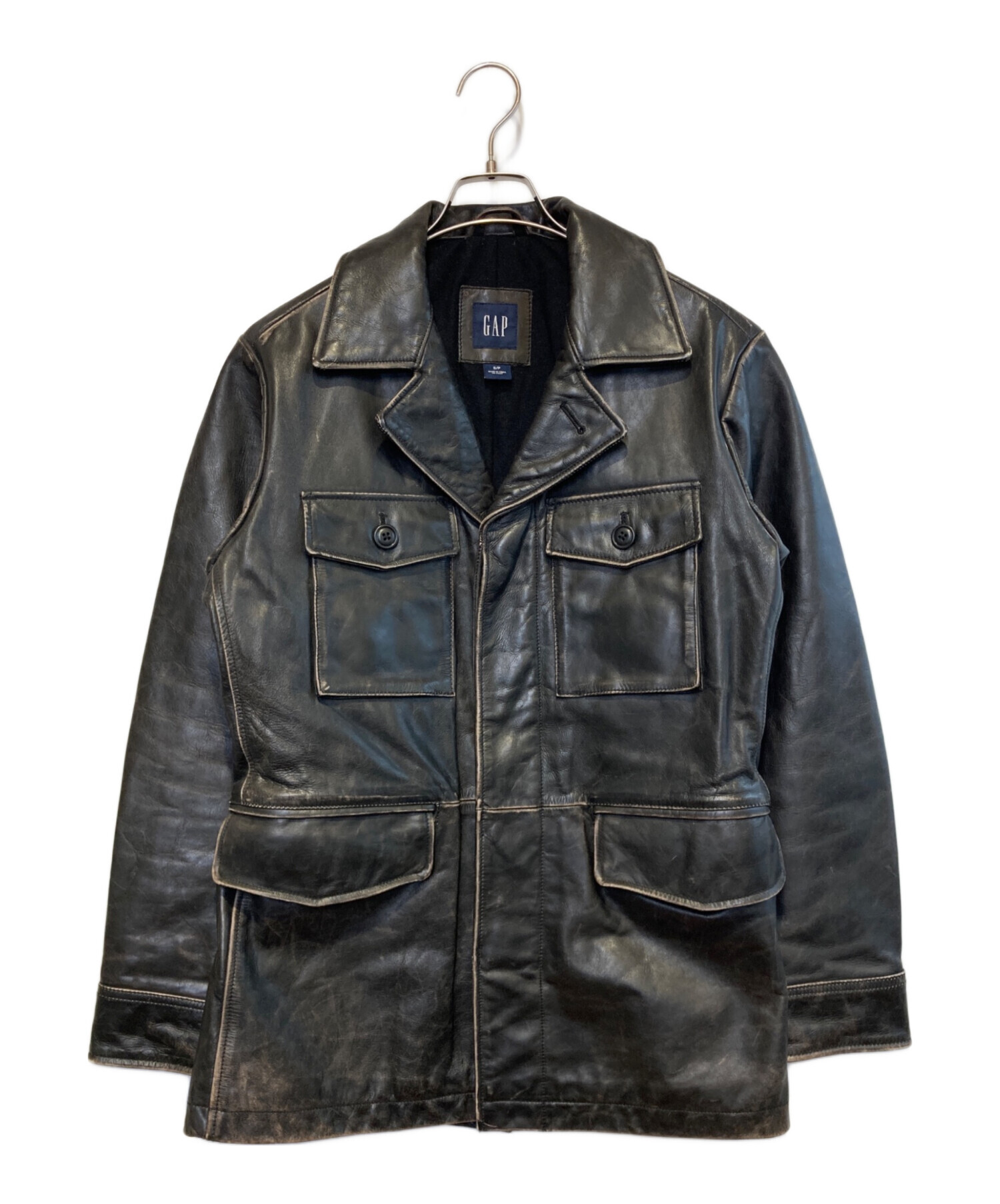 中古・古着通販】GAP (ギャップ) ［古着］カウレザーカーコート