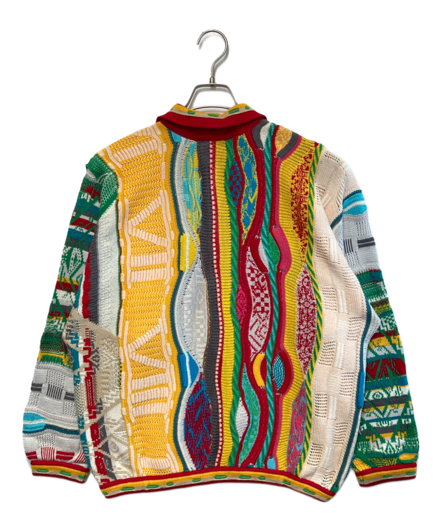 中古・古着通販】CUGGI (クージー) ［古着］3Dニットポロシャツ マルチ