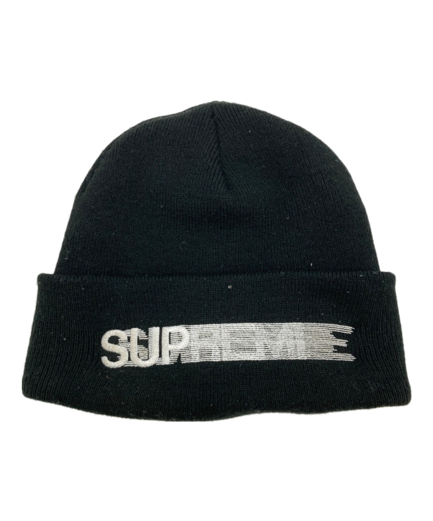 中古・古着通販】SUPREME (シュプリーム) Motion Logo Beanie ブラック