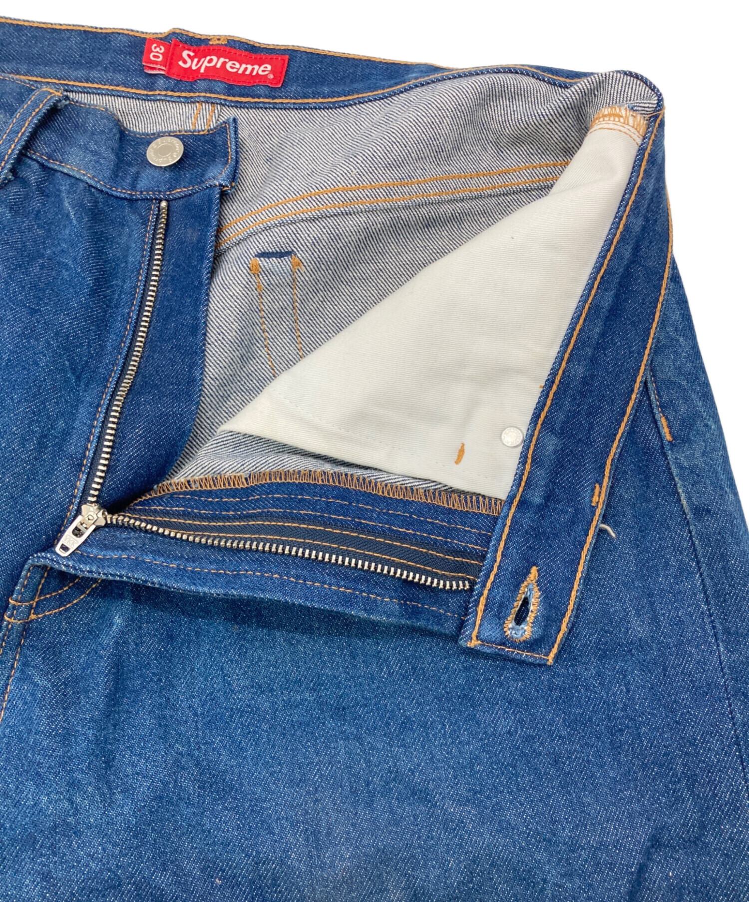 中古・古着通販】SUPREME (シュプリーム) Rigid Baggy Selvedge Jean