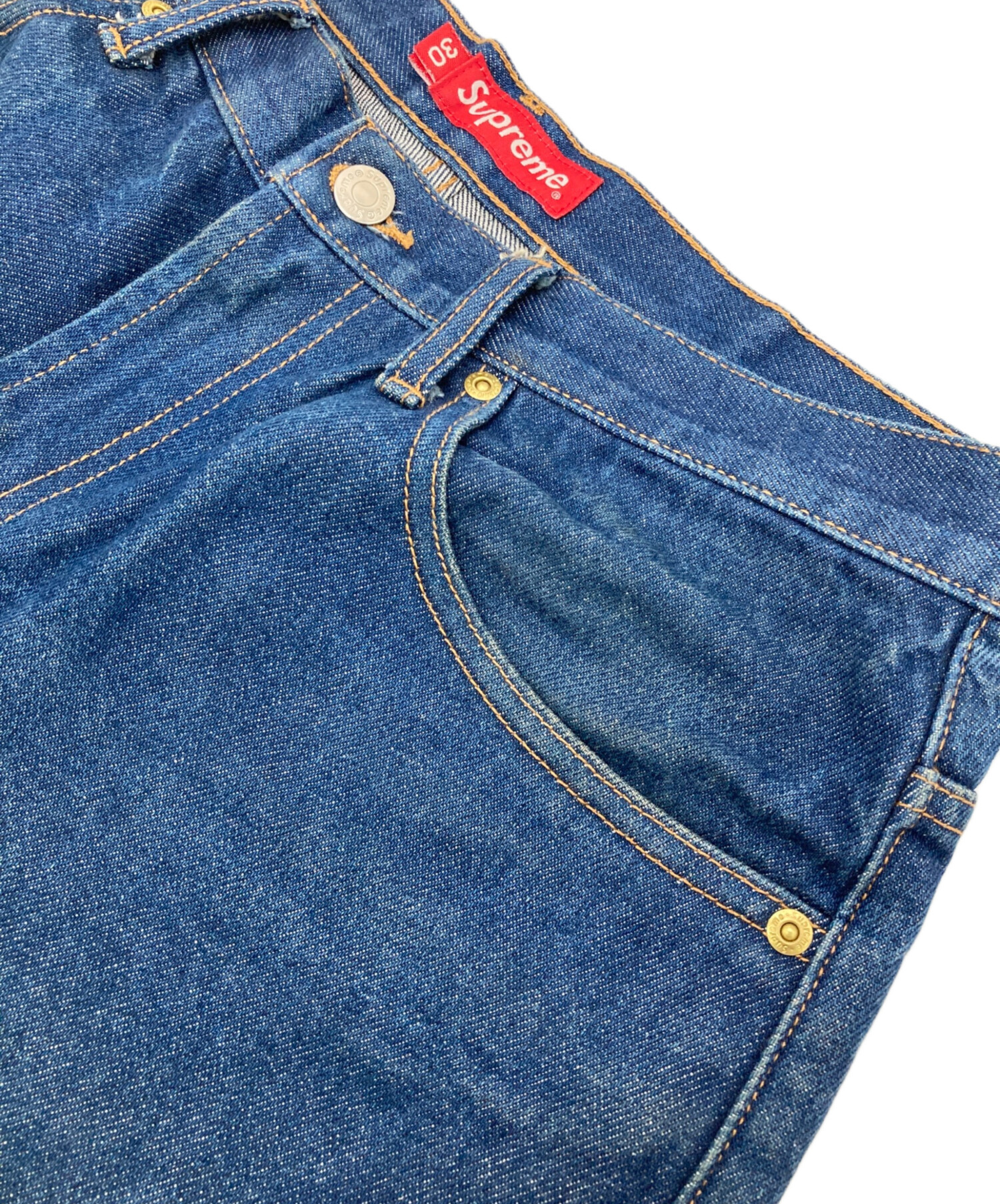 中古・古着通販】SUPREME (シュプリーム) Rigid Baggy Selvedge Jean