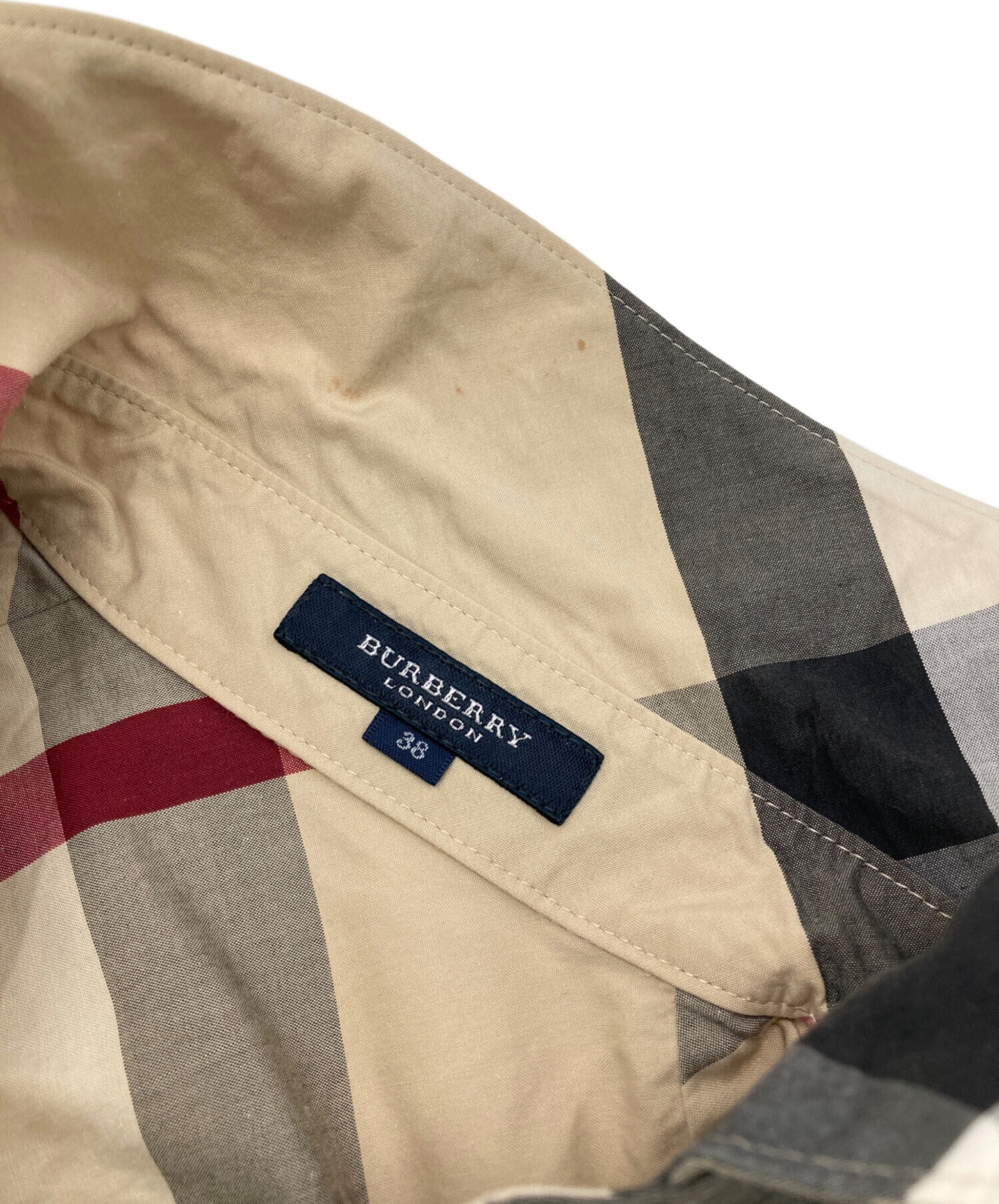 ノバチェック BURBERRY ノースリーブ LONDON タンクトップ M