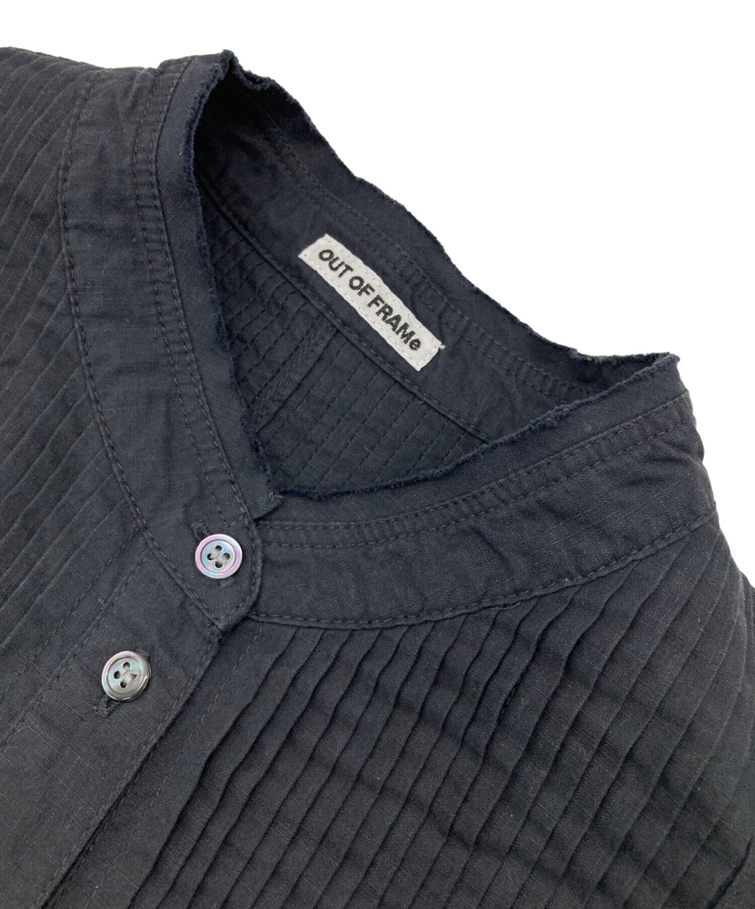中古・古着通販】FRAMeWORK (フレームワーク) Khadi pintuck シャツ 