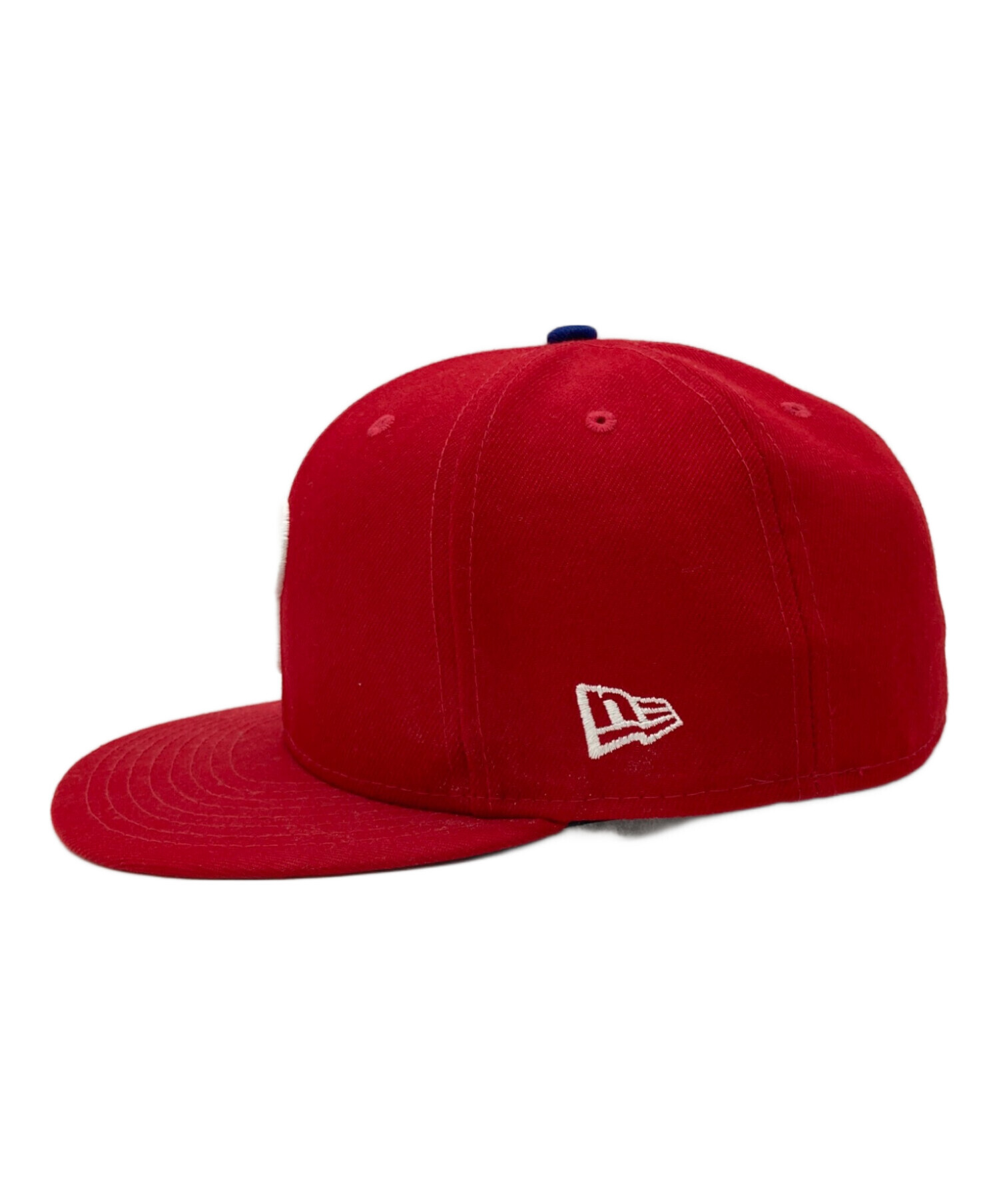 中古・古着通販】New Era (ニューエラ) キャップ レッド サイズ:7 1/2 