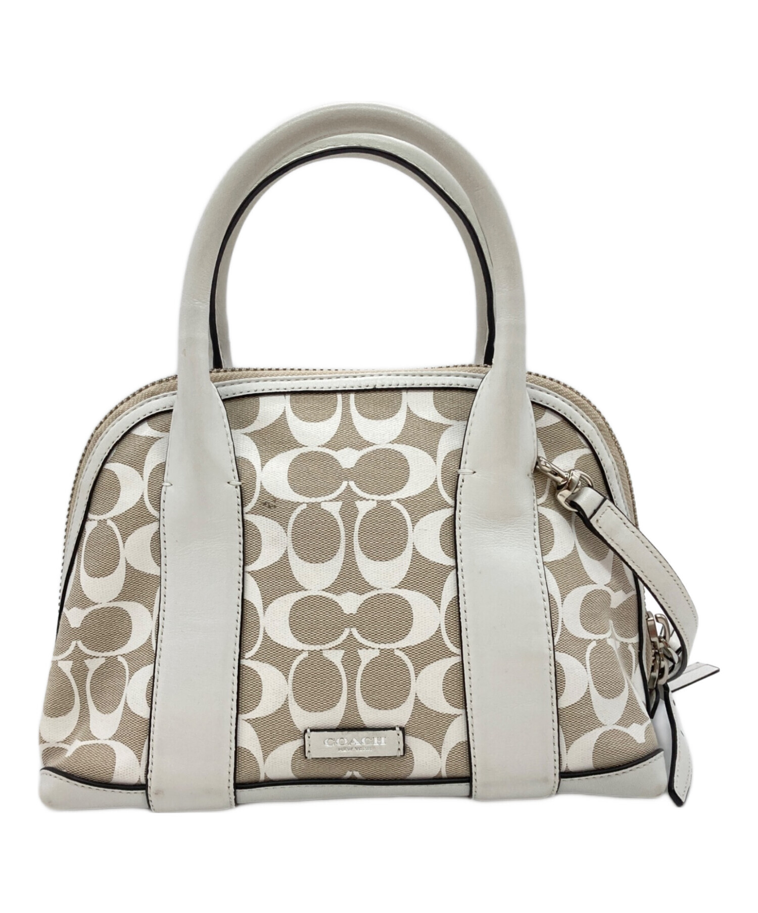 中古・古着通販】COACH (コーチ) シグネチャーミニプレストン 