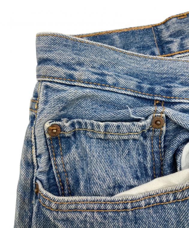 中古・古着通販】BASICK (ベイシックス) Heart Stitch Damage Denim