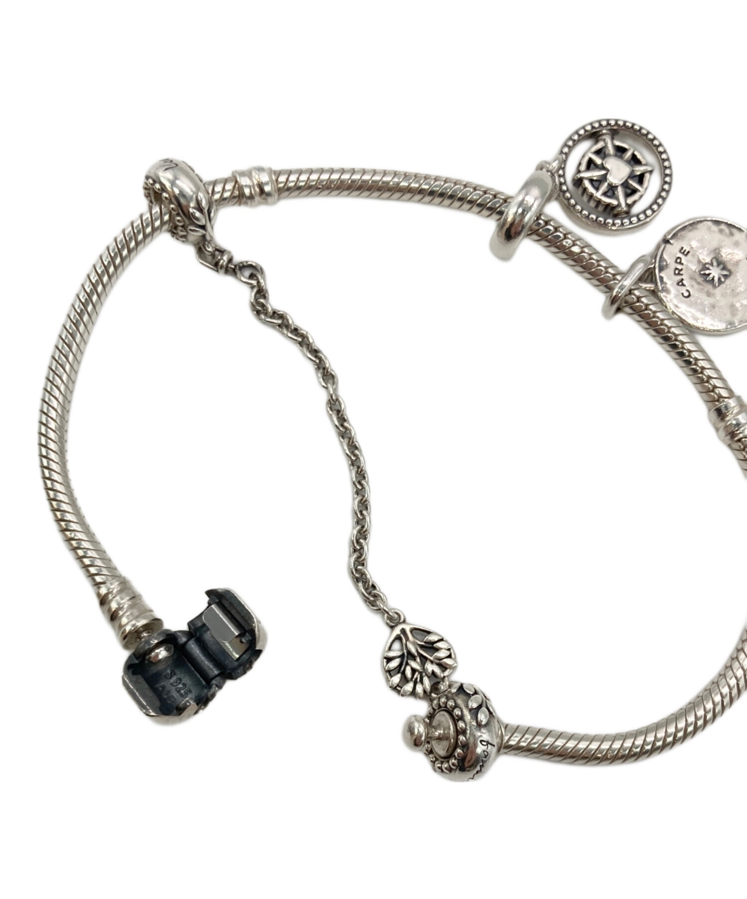 パンドラ 17インチ ジャンク 中古・古着通販】PANDORA (パンドラ) カスタムブレスレット シルバー