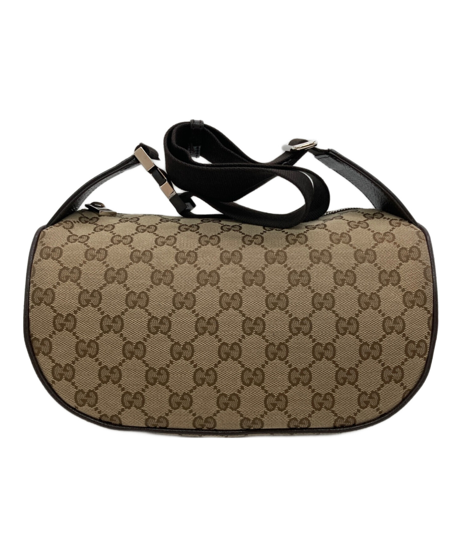 中古・古着通販】GUCCI (グッチ) GGキャンバスボディバッグ ベージュ