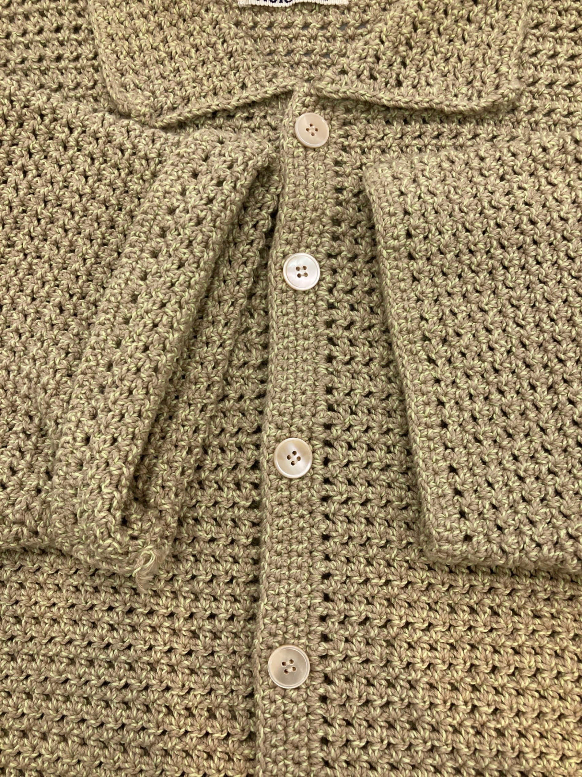 中古・古着通販】AURALEE (オーラリー) HAND CROCHET KNIT HALF